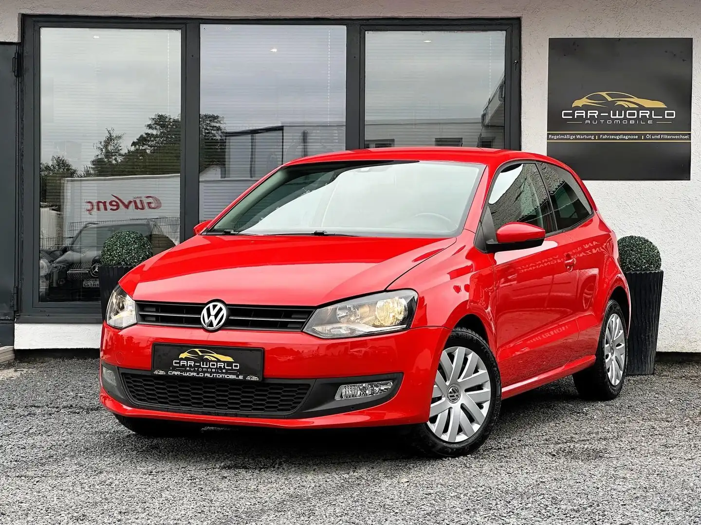 Volkswagen Polo V Sitzheizung/Team/Tempomat Rot - 1
