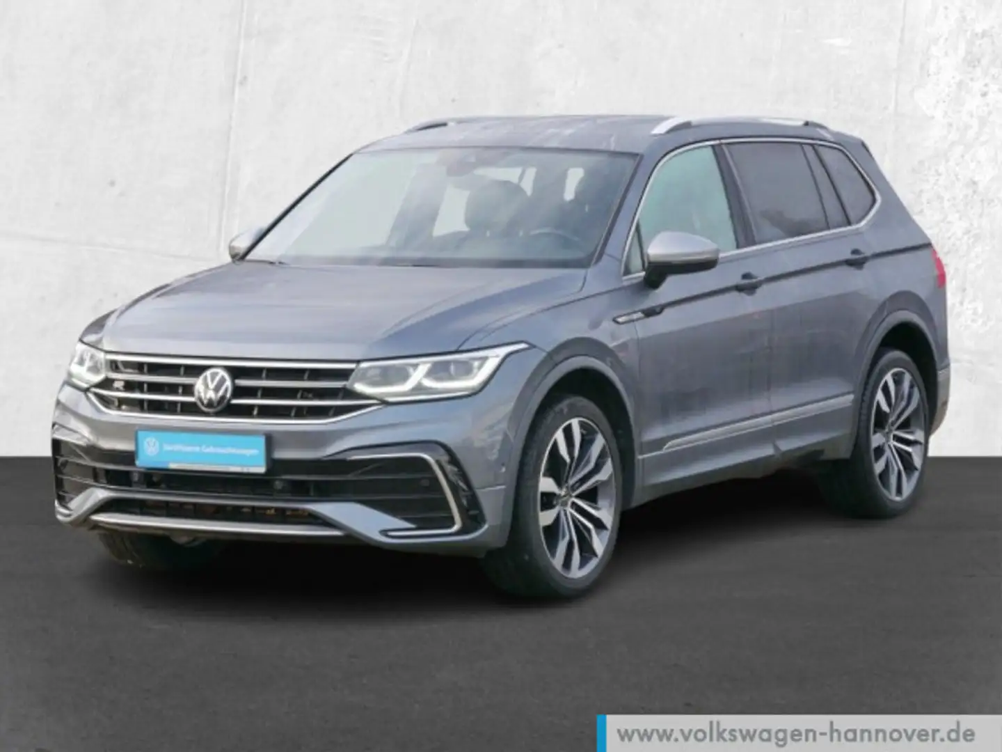 Volkswagen Tiguan Allspace 2.0 TDI DSG R-Line 7-Sitzer AHK Grau - 2