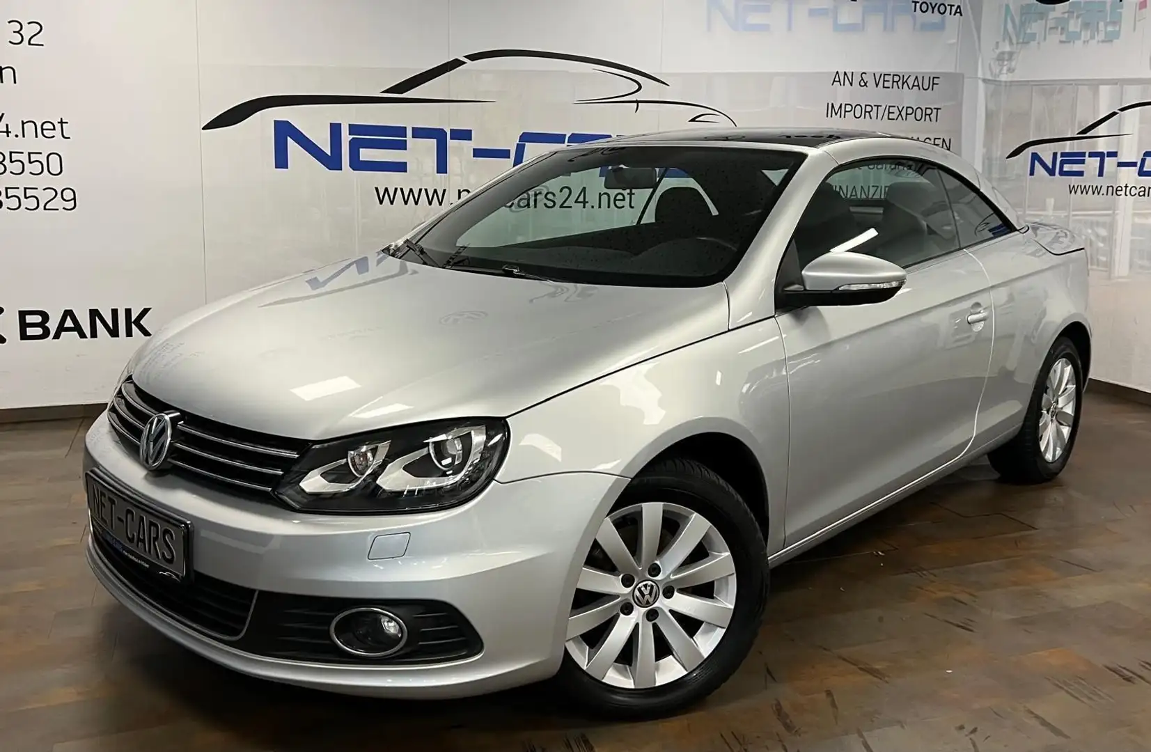 Volkswagen Eos 1.4 TSI Cabrio NAVi*XENON*6Gang*Tüv NEU Silber - 1