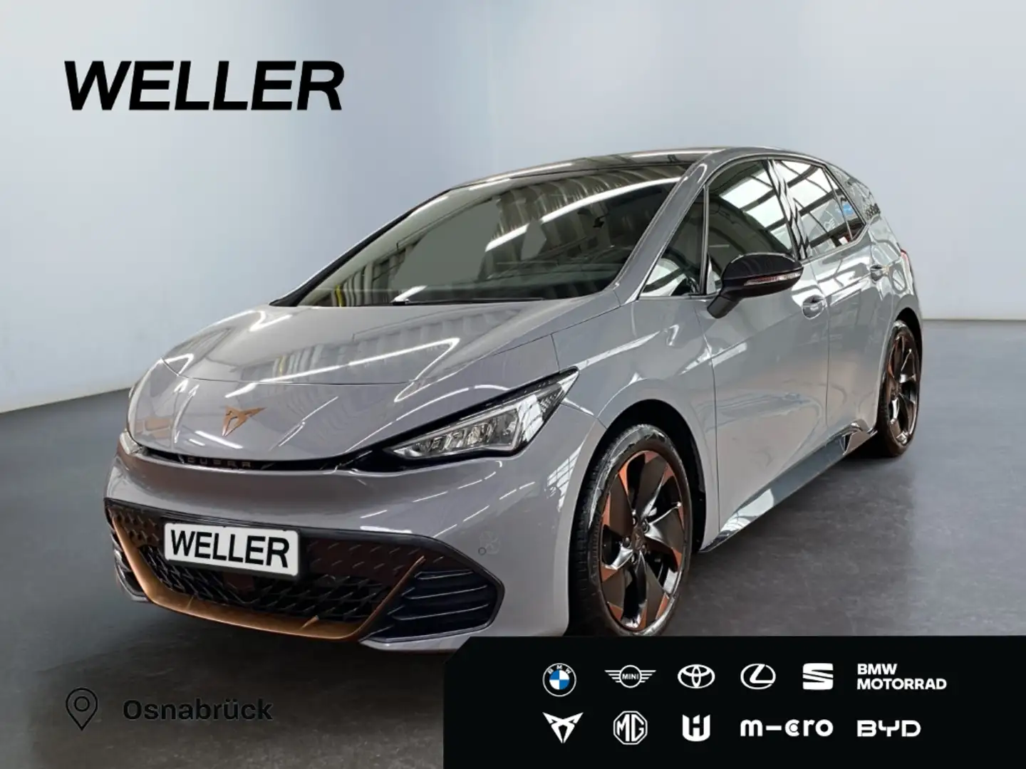 CUPRA Born 150kW/58kWh *LED*Pano*CAM*ACC*Schalensitze* Grau - 1