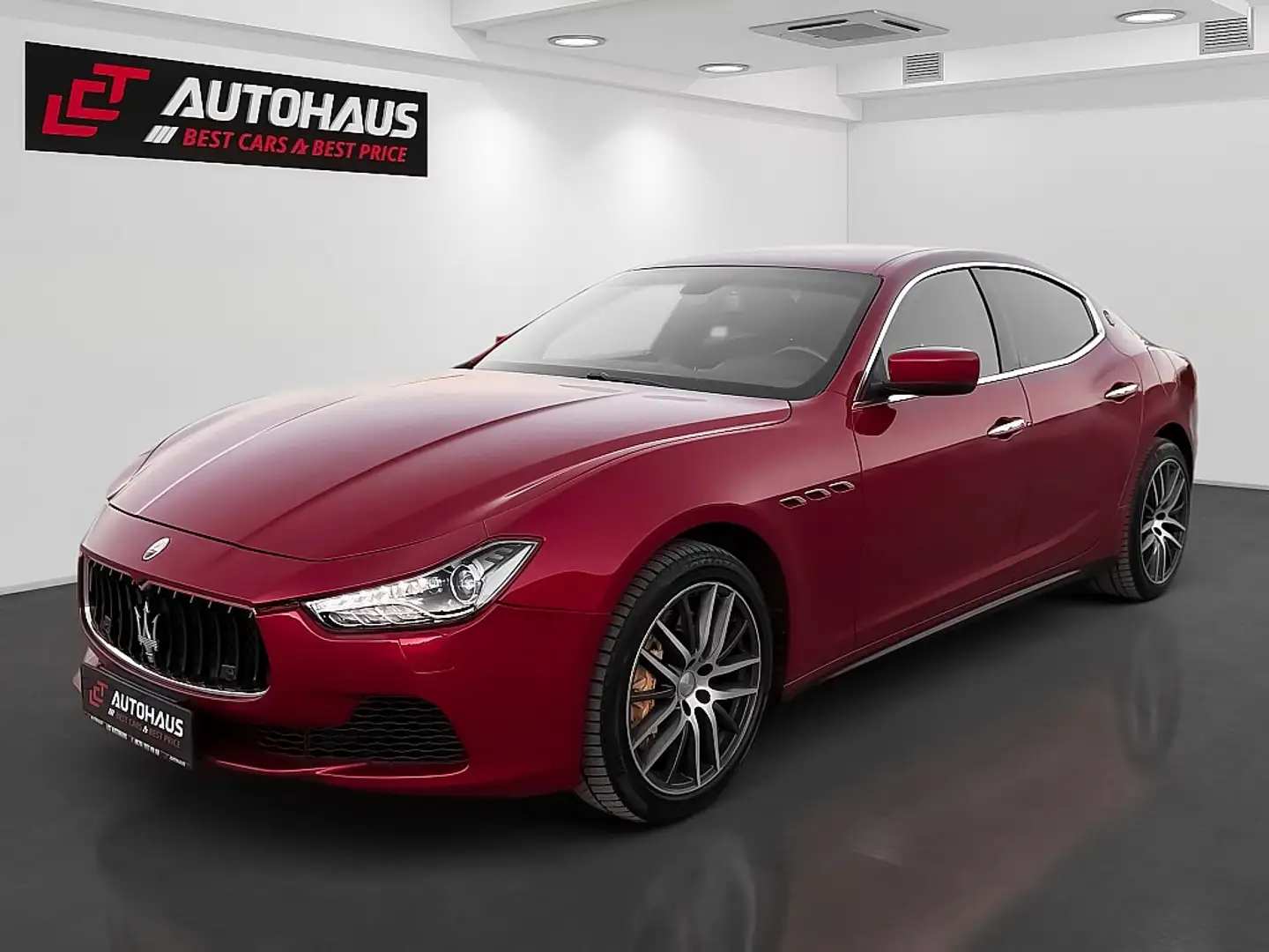 Maserati Ghibli Diesel |PICKERL NEU|HARMAN KARDON|SOUND BOOSTER| Červená - 1