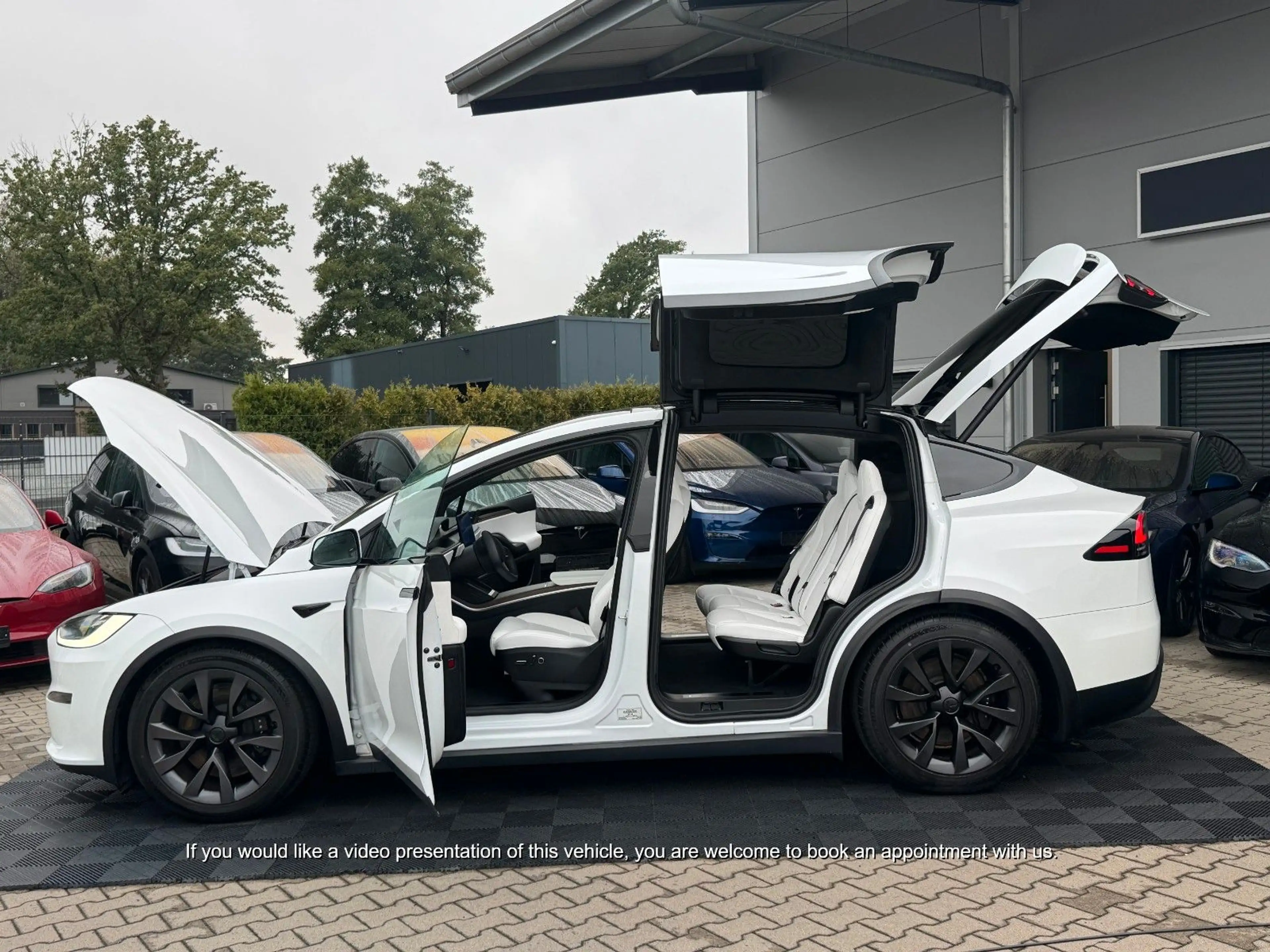Tesla Model X MODEL X PALLADIUM |  KI HARDWARE 4 | WHITE SEATS — photo 8