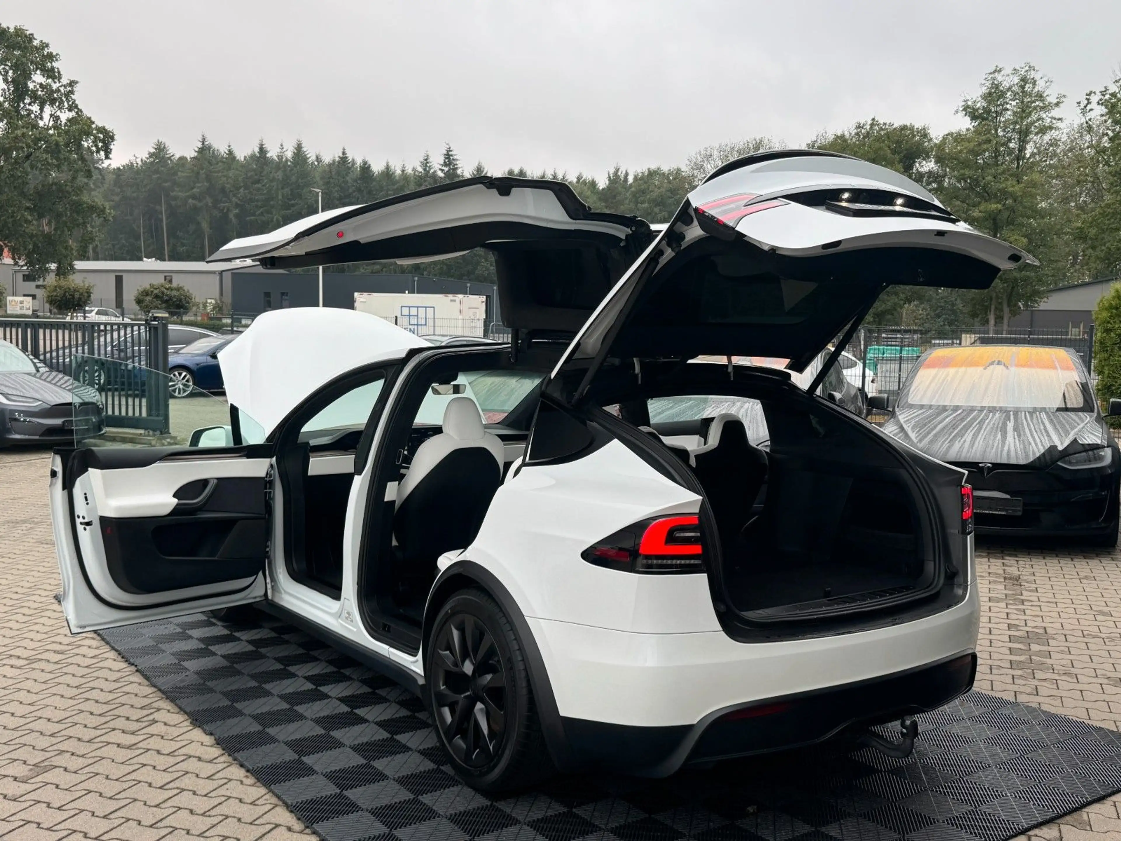 Tesla Model X MODEL X PALLADIUM |  KI HARDWARE 4 | WHITE SEATS — photo 11