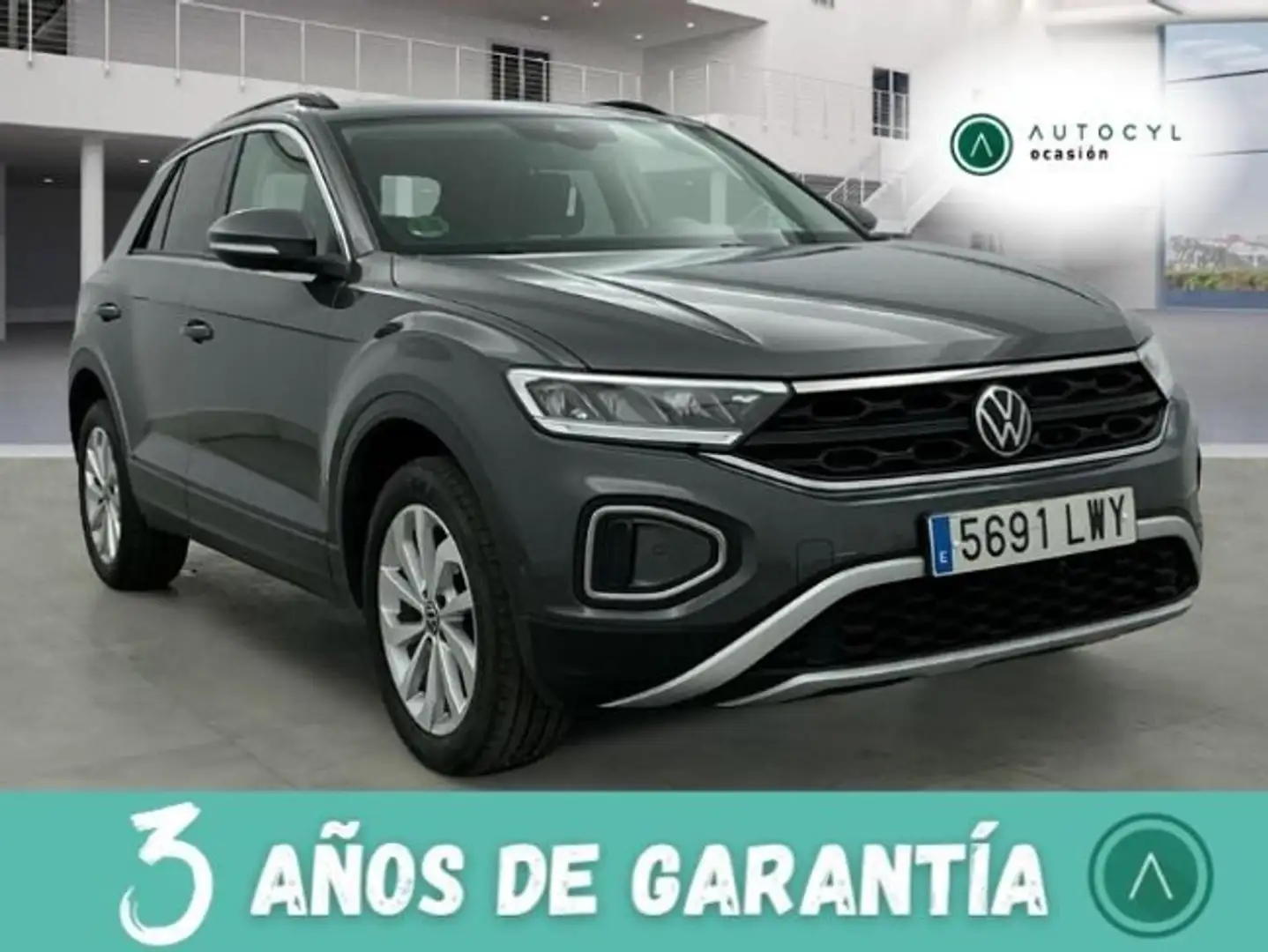 Volkswagen T-Roc 2.0TDI Life 85kW Gris - 1