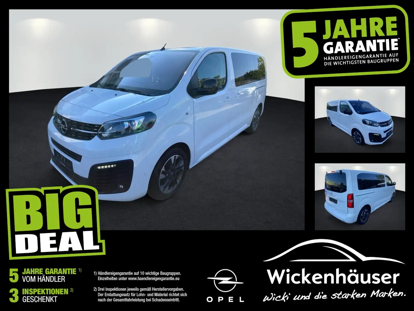 Opel Zafira Life L2 7Sitze Standheizung HeadUp Kamera Blanc - 1