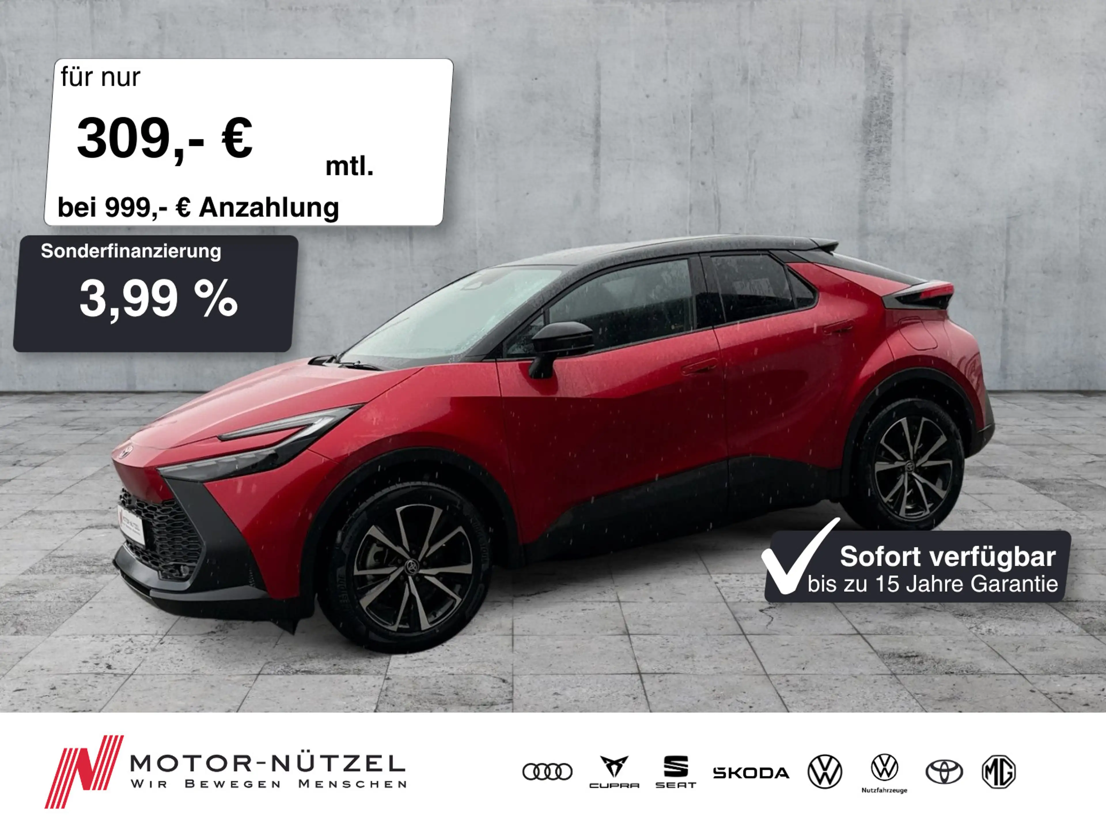 Toyota C-HR 2.0 Hybrid TEAM LED+NAVI+APP+ACC+SHZ+RFK
