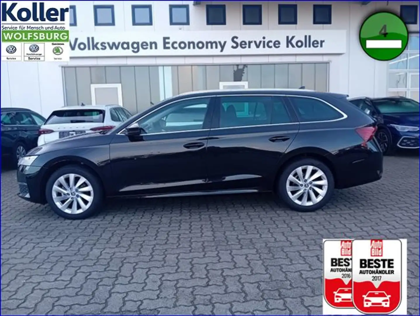 Skoda Octavia Combi 1.5 eTSI DSG Exclusiv Matrix LED Schwarz - 1