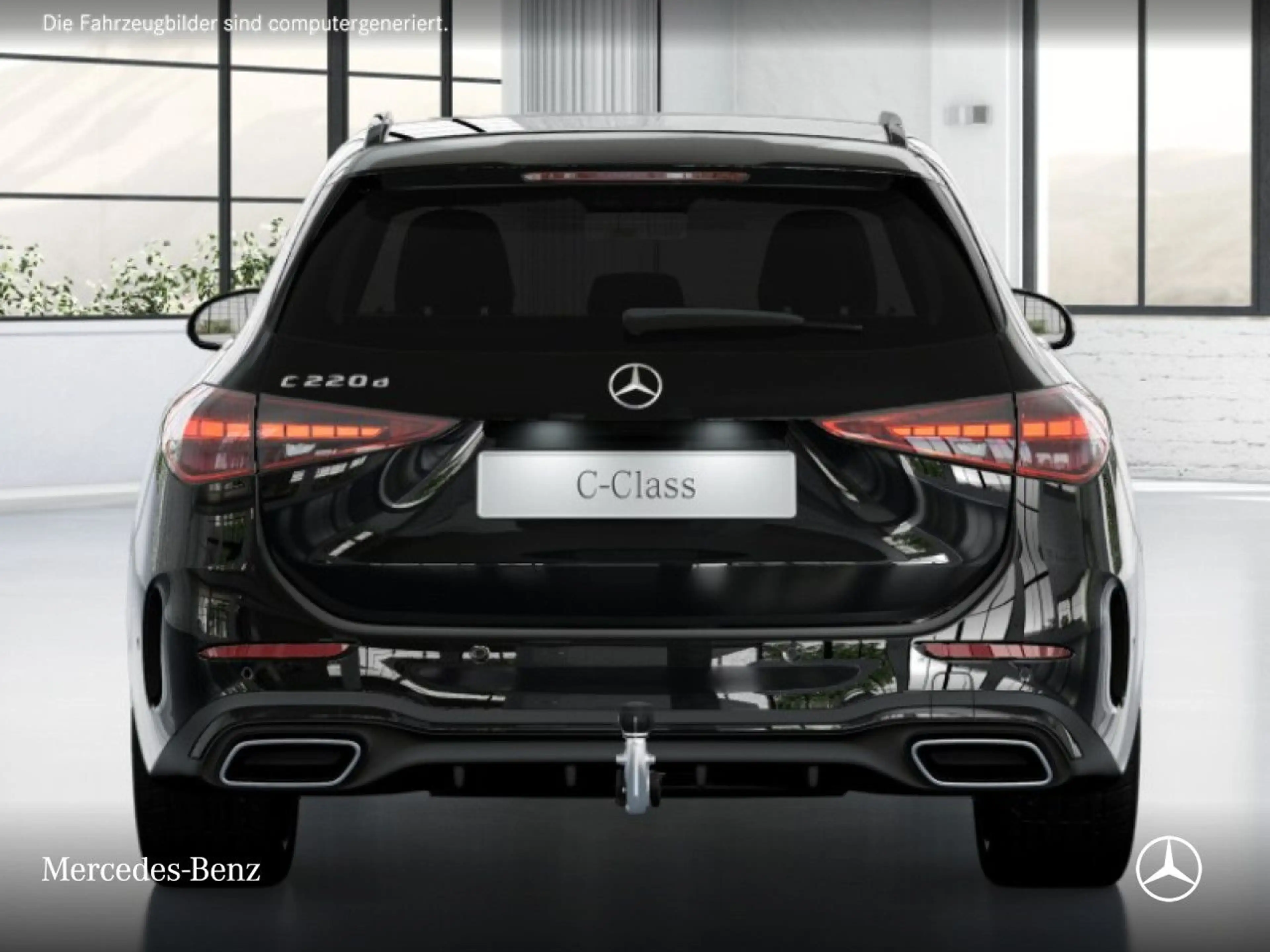 Mercedes-Benz C 220 d T AMG+NIGHT+360+AHK+LED+19"+TOTW+KEYLESS — photo 7
