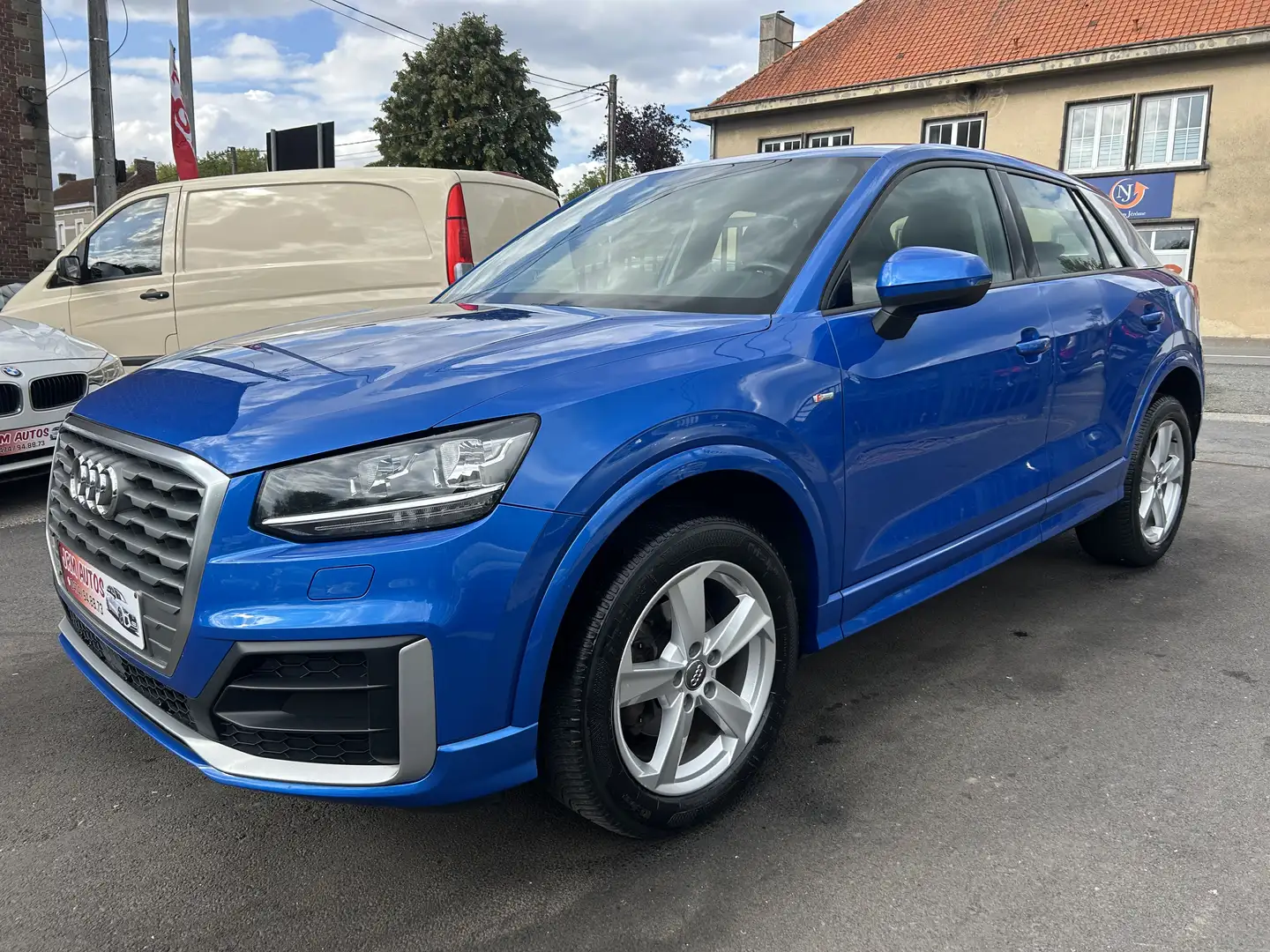 Audi Q2 30 TDi Sport SLine EU6d-TEMP **CAPTEURS/CLIM/GPS** Bleu - 1