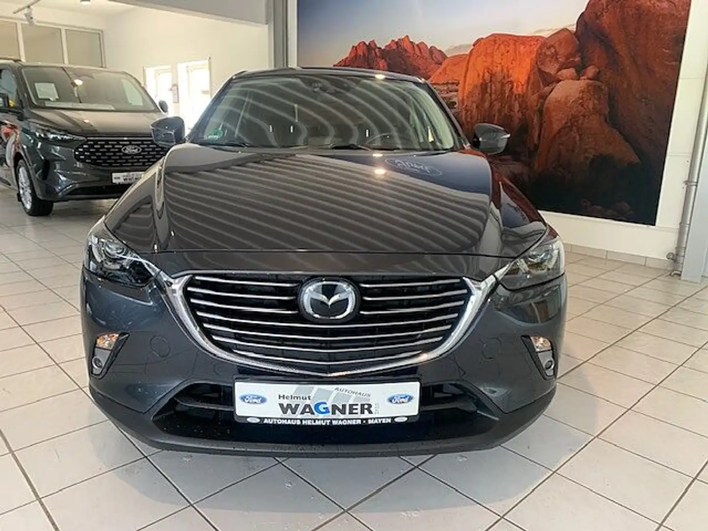 Mazda CX-3 SKYACTIV-Drive AWD Sports-Line AHK Gris - 2