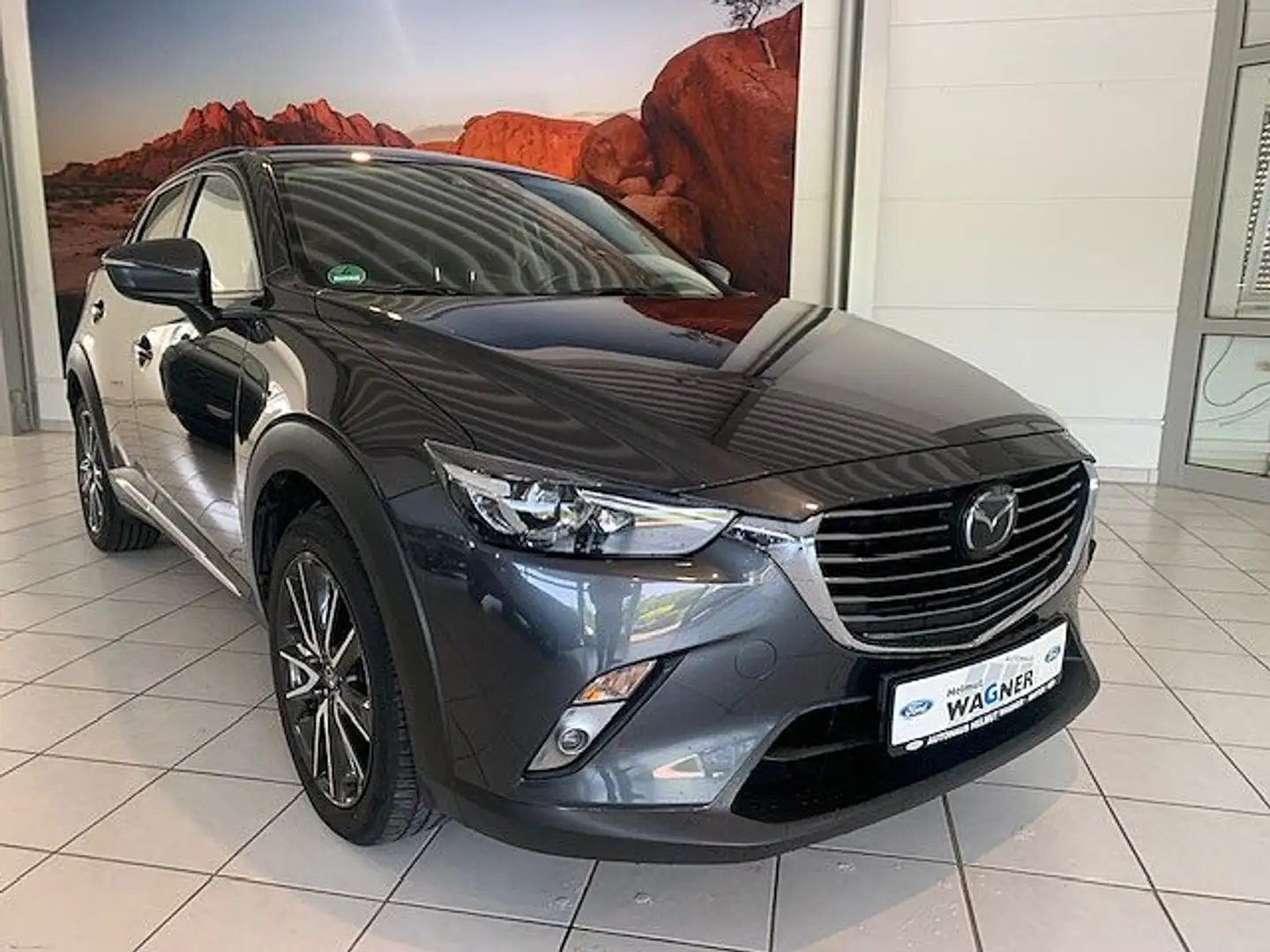 Mazda CX-3 SKYACTIV-Drive AWD Sports-Line AHK Grau - 1