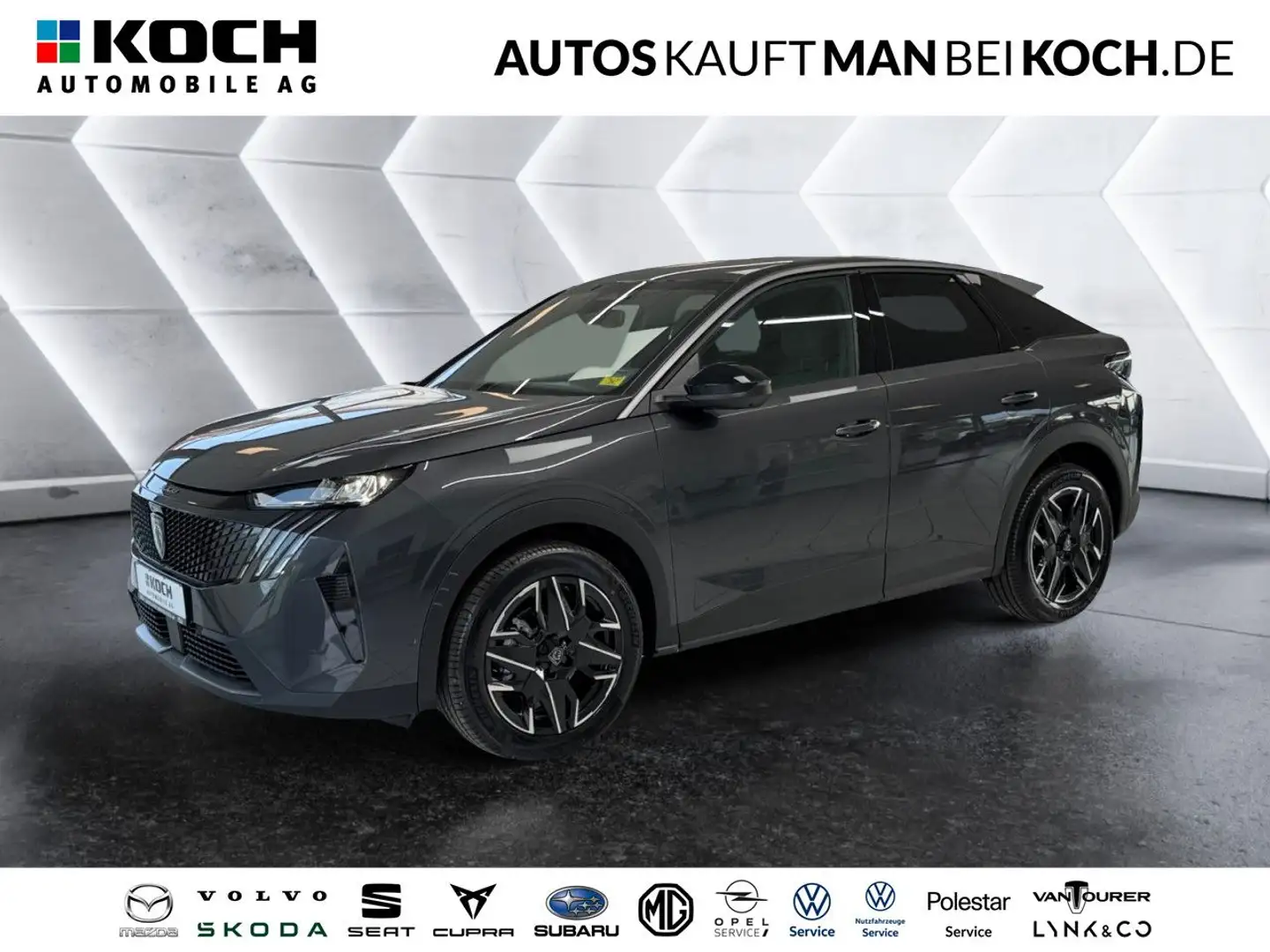 Peugeot 3008 1.2 Allure MHEV e DCT6 Navi ACC Bluetooth LED Gris - 1