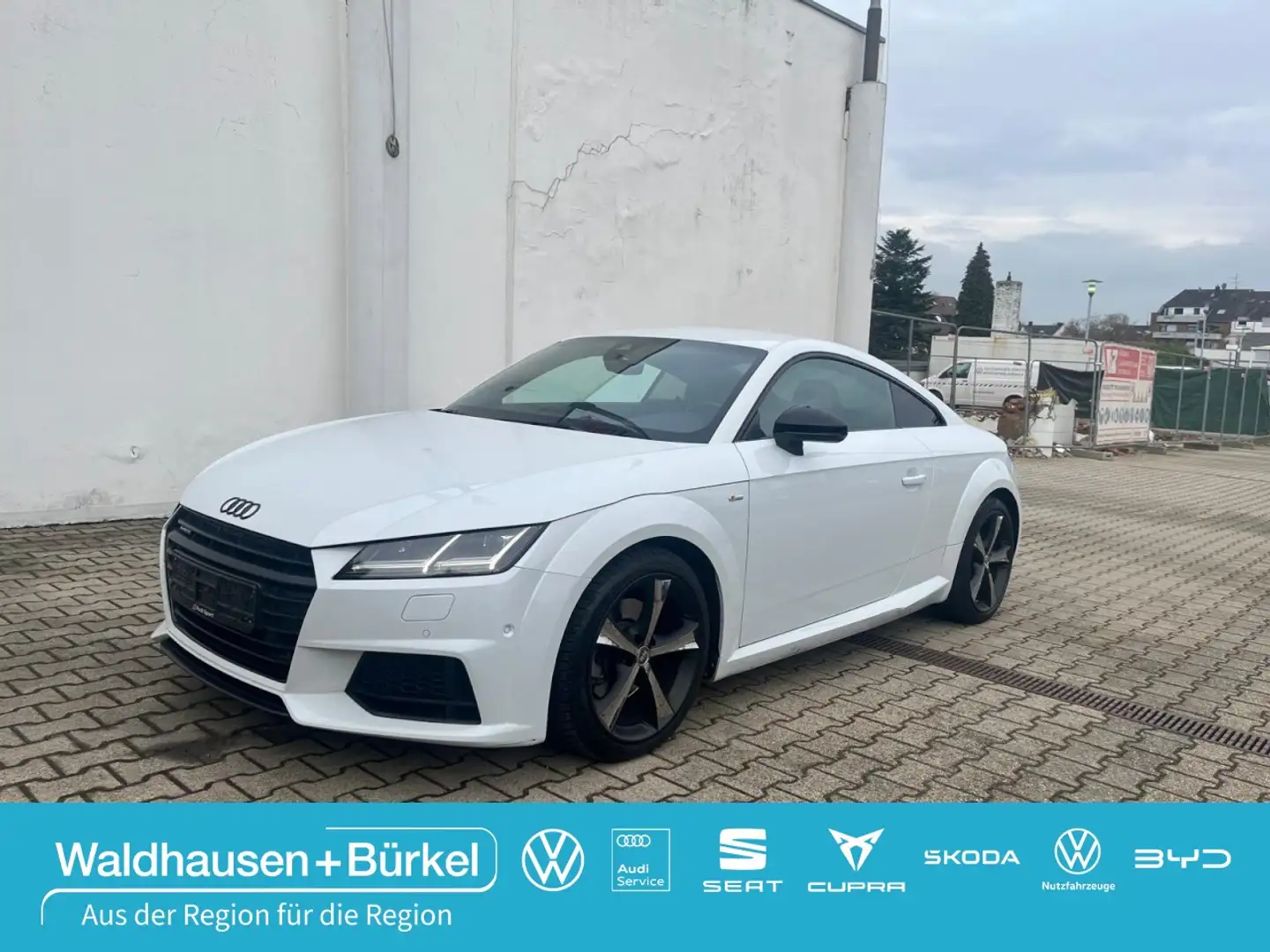 Audi TT Coupe 2.0 TFSI quattro Klima Navi Einparkhilfe Weiß - 1
