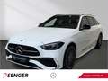 Mercedes-Benz C 220 T d AMG Night Panorama Ambiente 360°K AHK Blanc - thumbnail 1