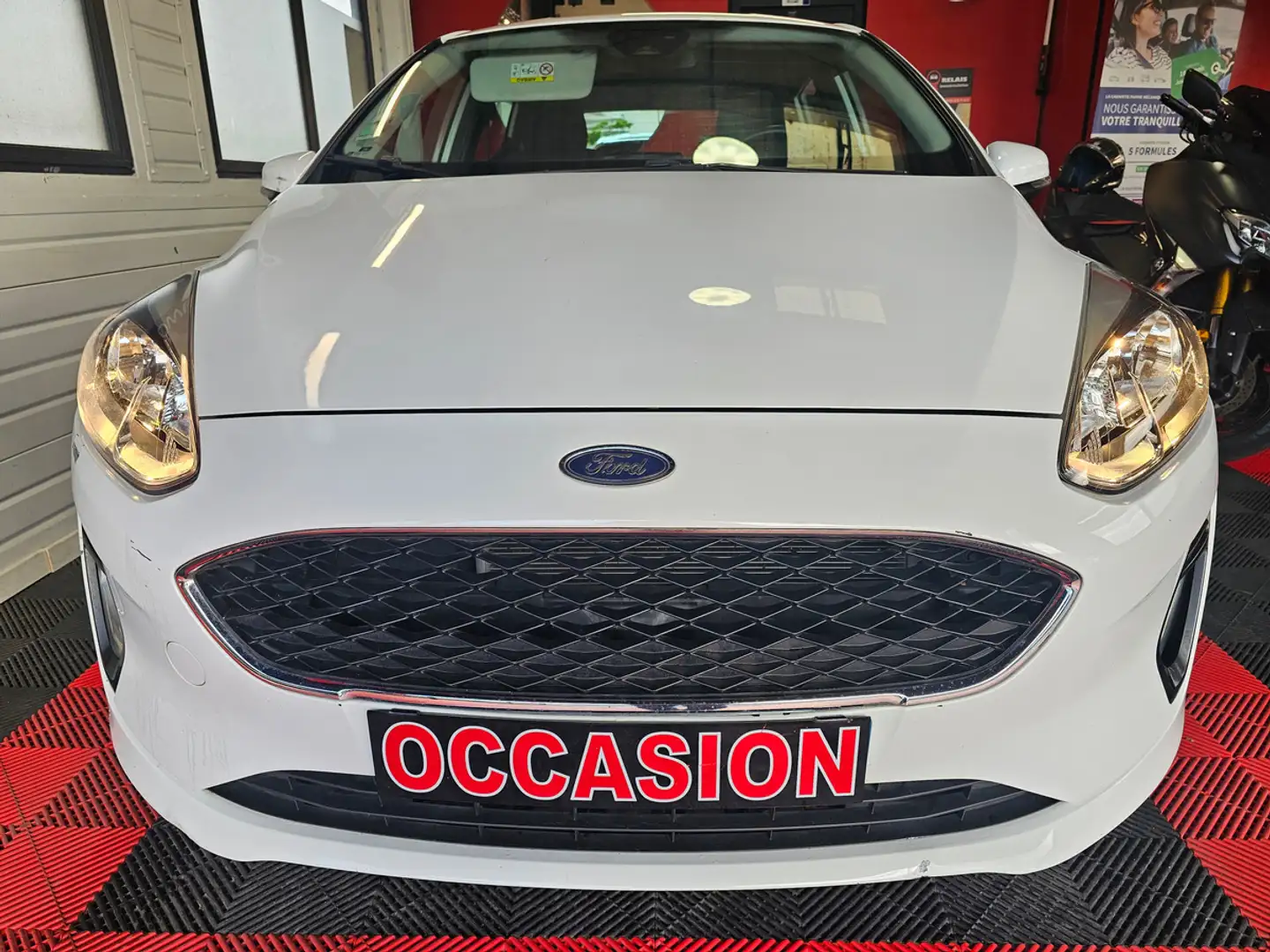 Ford Fiesta 1.1 85 151017KMS Blanc - 2