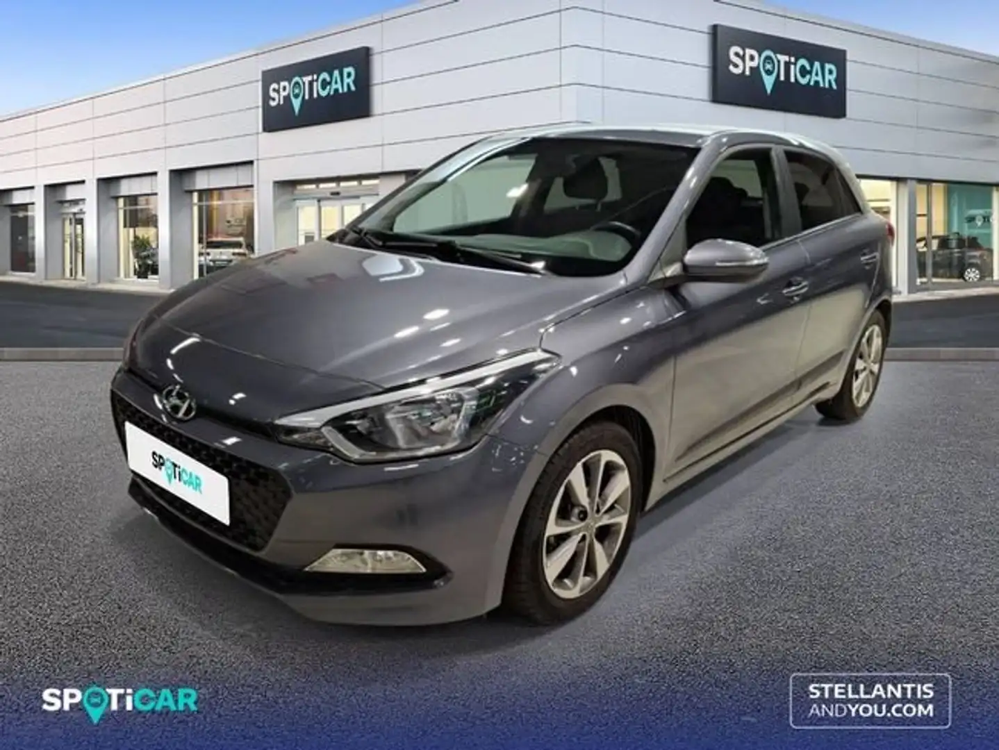 Hyundai i20 1.4 MPI Link Aut. Gris - 1