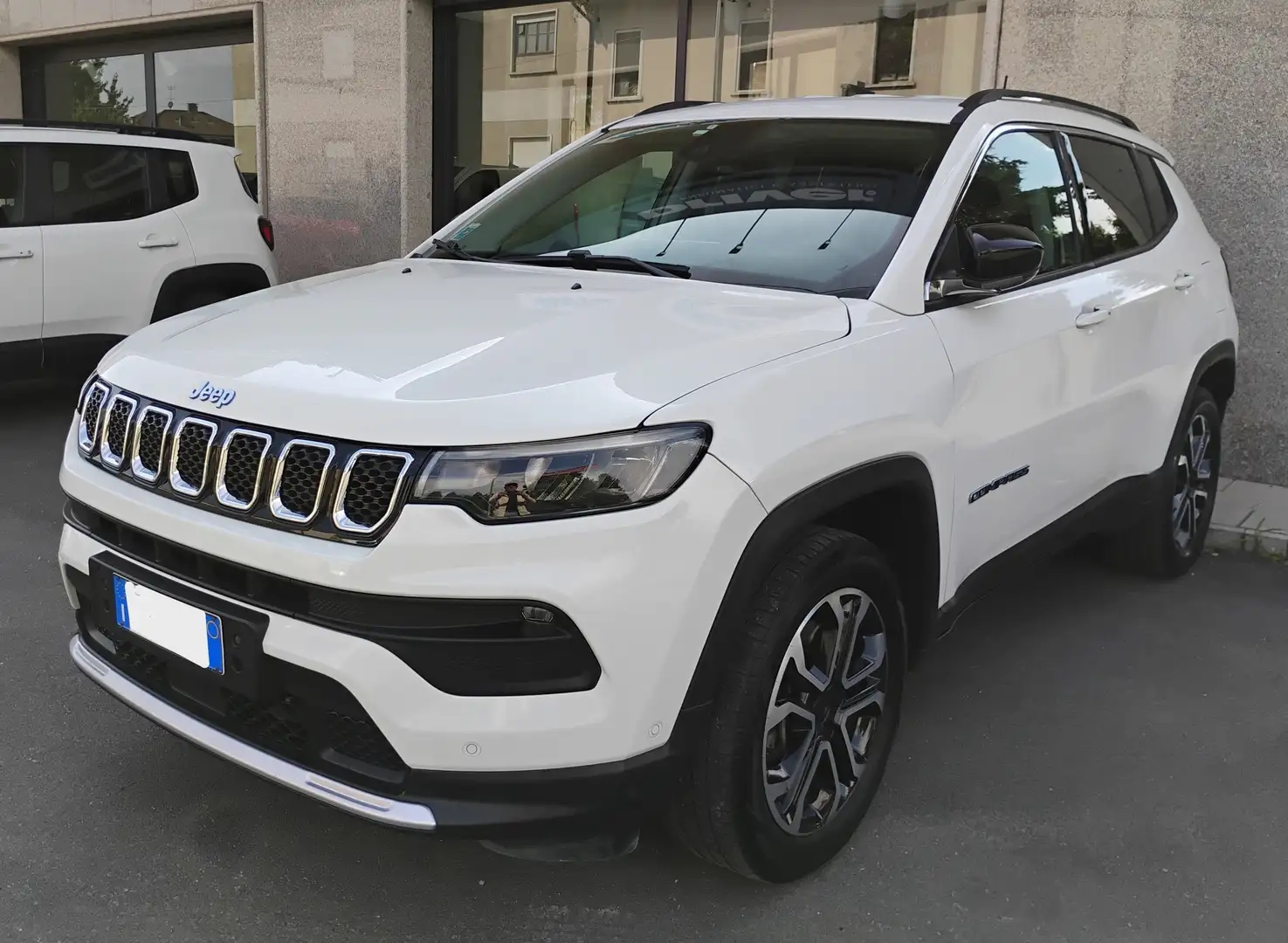 Jeep Compass Compass 1.3 turbo t4 phev Limited 4xe auto Blanc - 1