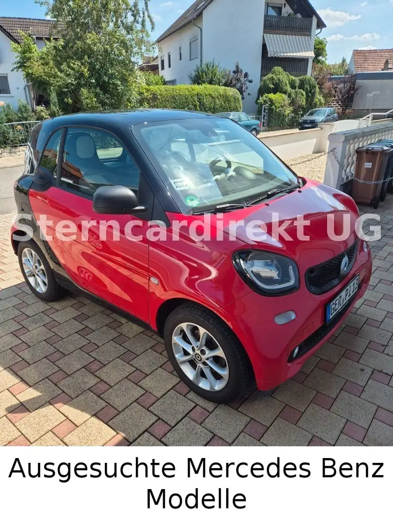 smart forTwo coupe Edition PANORAMA  52kW nur 12.500KM Красный - 1