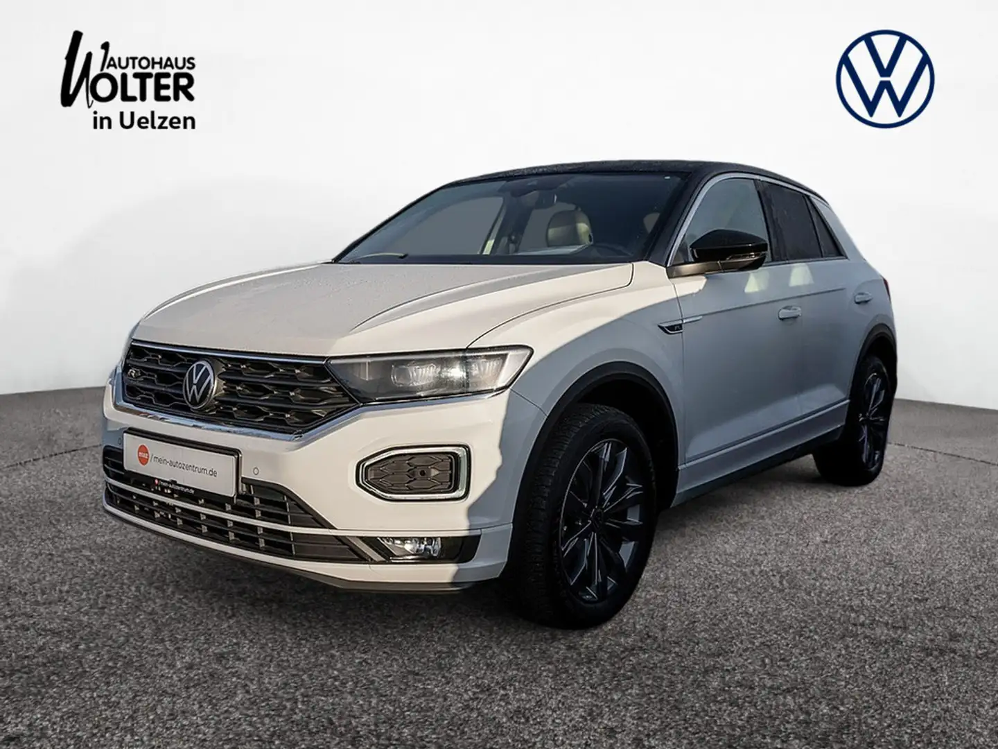 Volkswagen T-Roc 1.5 TSI Sport AHK R-LINE LED KAM LEDER Weiß - 1