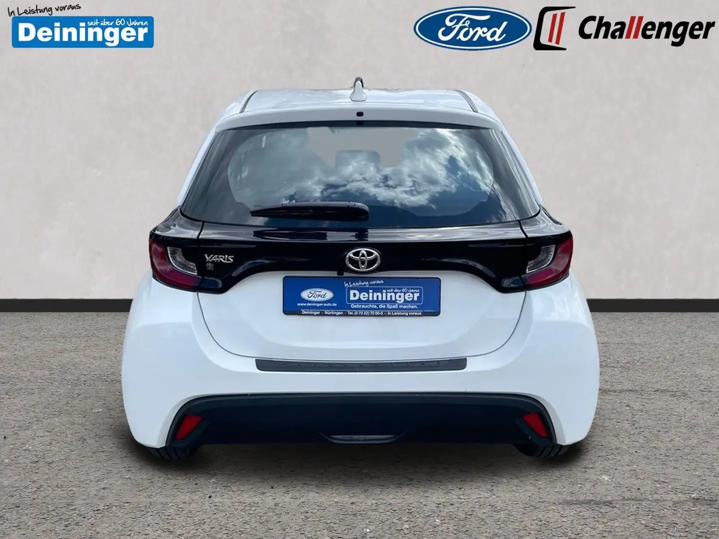 Toyota Yaris 1.0 l Dual VVTi Comfort KLIMA RFK MULTIMEDIA-TOYOT Weiß - 2