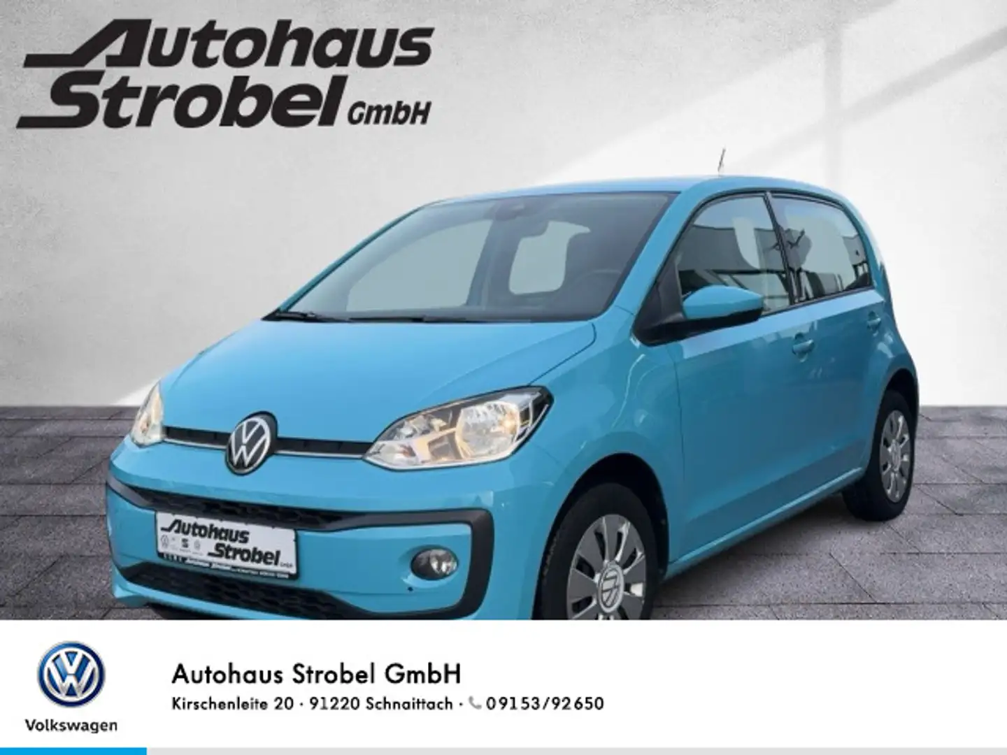 Volkswagen up! 1.0 move up! Klima Bluet. Sitzh. elektr. Spi Blau - 1