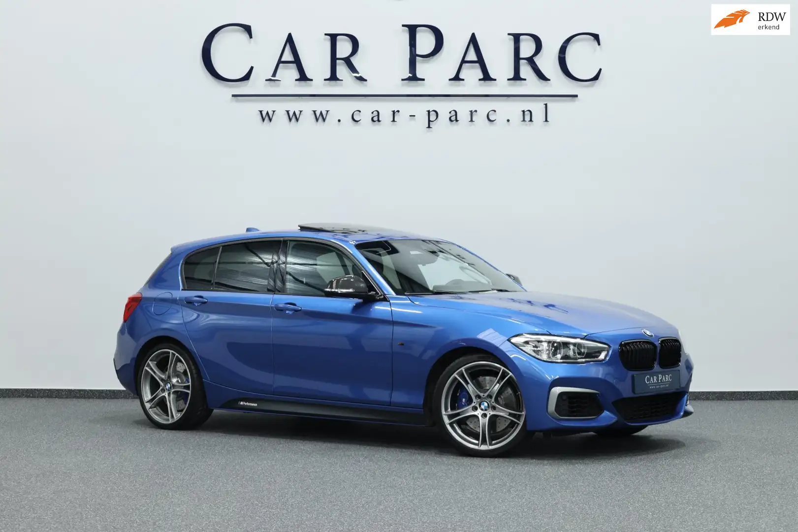 BMW 140 1-serie M140i xDrive M-PERFORMANCE LED/SCHUIFDAK/A Azul - 1