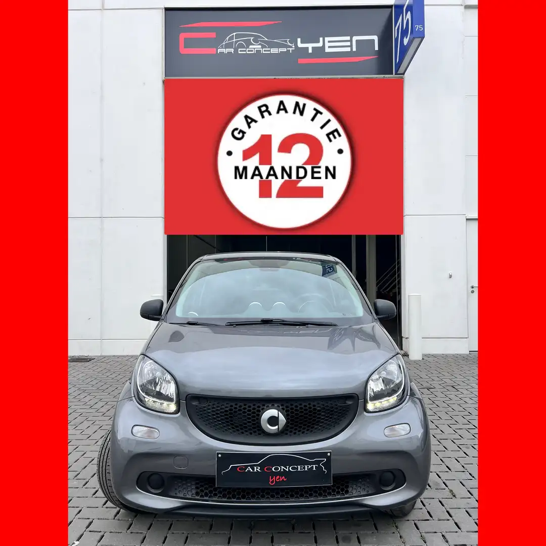 smart forFour 1.0i*CarPlay*Velgen*Radar*Bluetooth*Airco*Navi*TOP Gris - 2