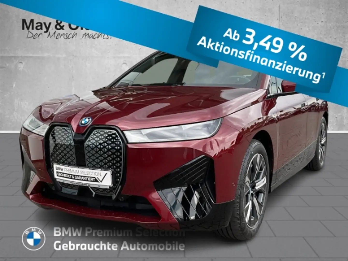 BMW iX xDrive40 Sportpaket SHZ DAB  Active Guard+ Connect Roşu - 1