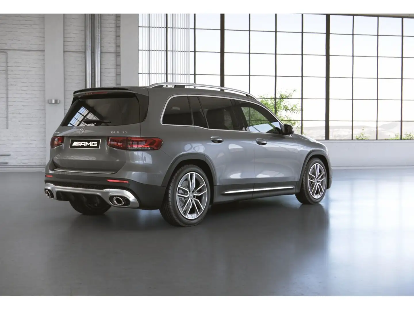 Mercedes-Benz GLB 35 AMG AMG GLB 35 4M +MBUX+PANO+KAMERA+360°+NAVI+SHZ Grau - 2