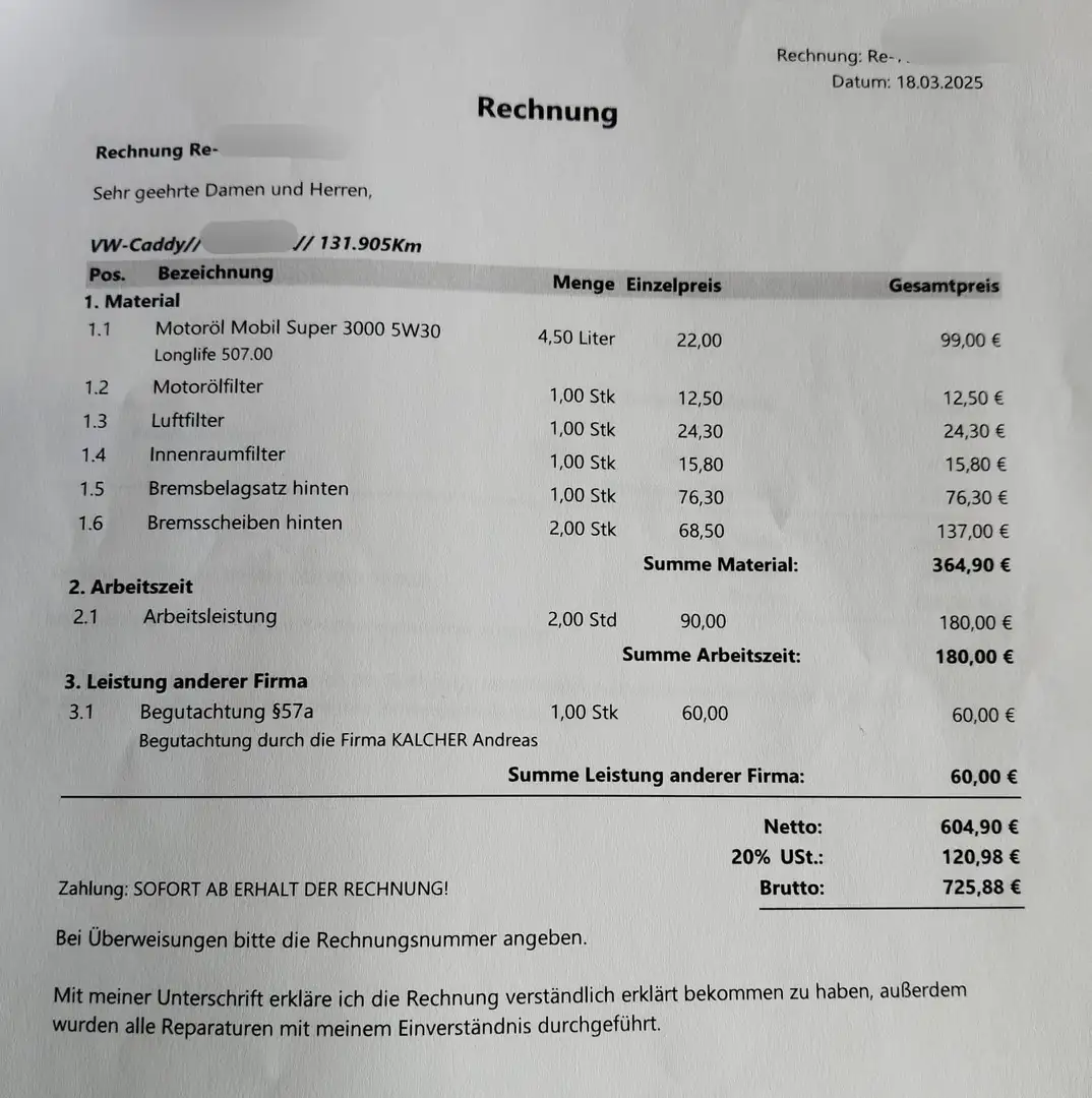 Volkswagen Caddy N1 *MwSt.*AHK*KLIMA*SCHIEBETÜR* Weiß - 2