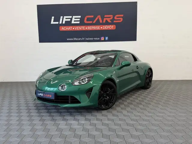 Alpine A110 1.8T 252ch Légende 1ère main 2022 Vert Émeraude entretien complet