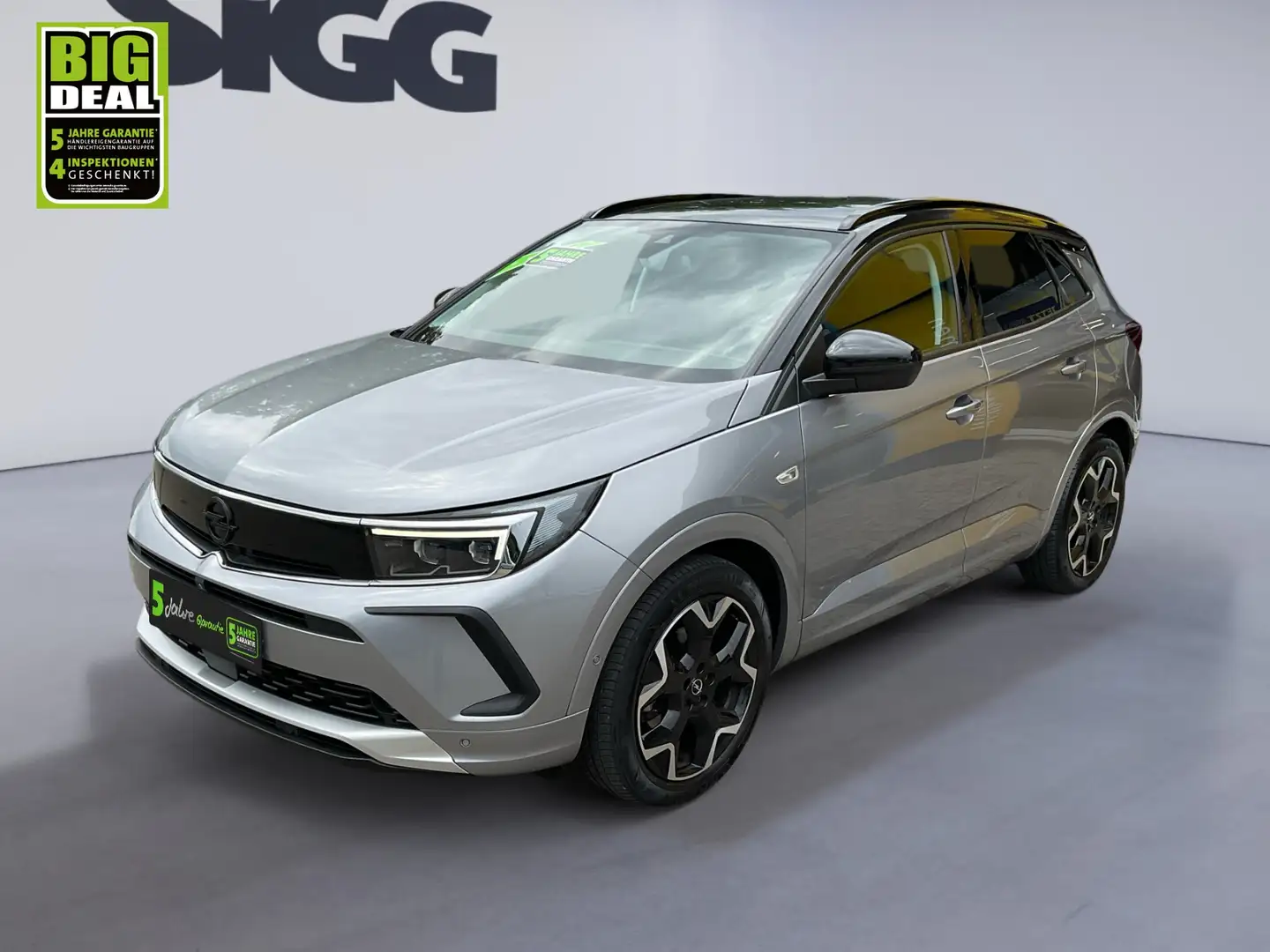 Opel Grandland 1.2 Turbo Ultimate Matrix 2xKlima 360 Gris - 2
