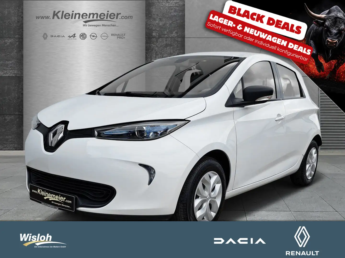 Renault ZOE Zoe Life Z.E. 40 (Leihbatterie)*Navi*Android*PDC Weiß - 1