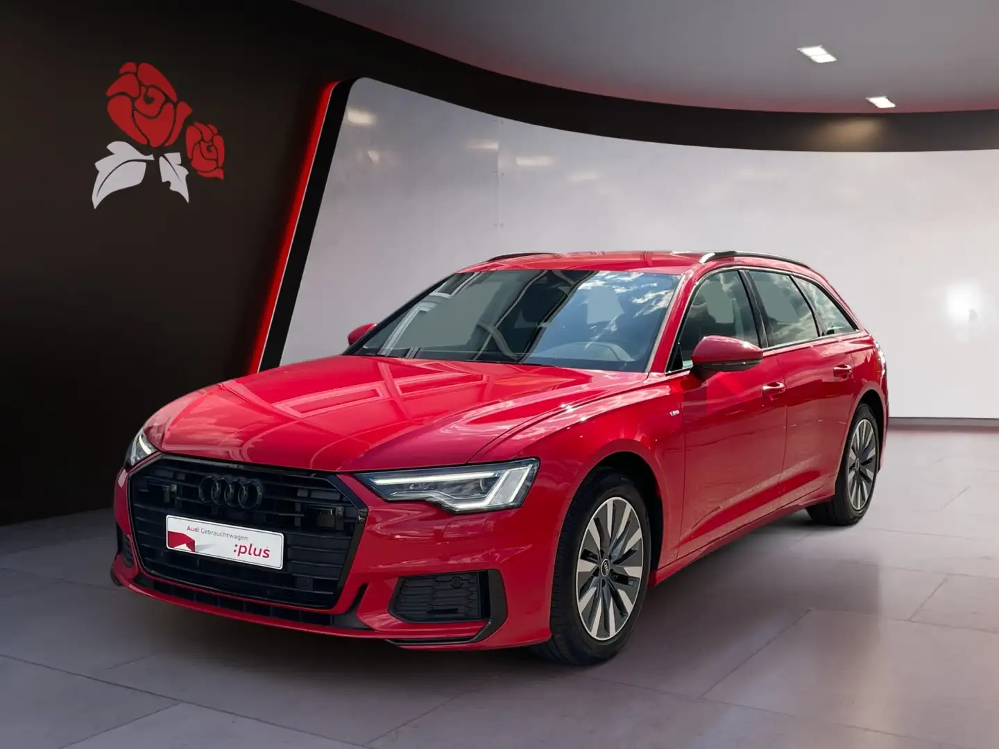 Audi A6 Avant 40 2.0 TDI S-tronic sport S-line AHK Matrix Rosso - 2