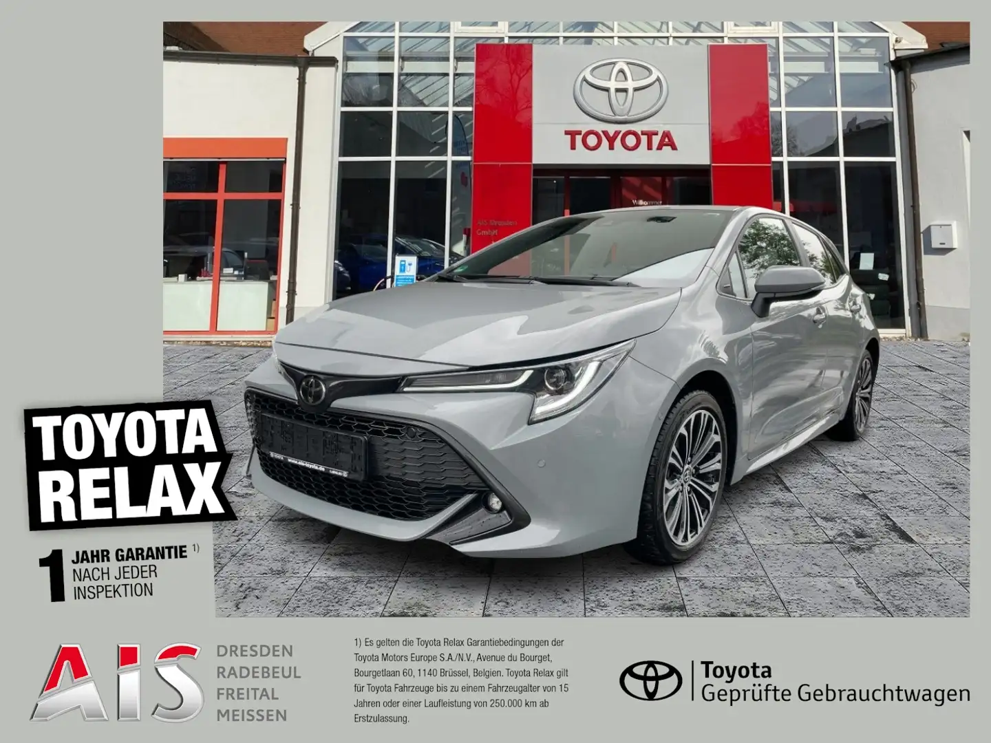 Toyota Corolla 1.2T Team Deutschland DAB*KAM*SHZ Gris - 1