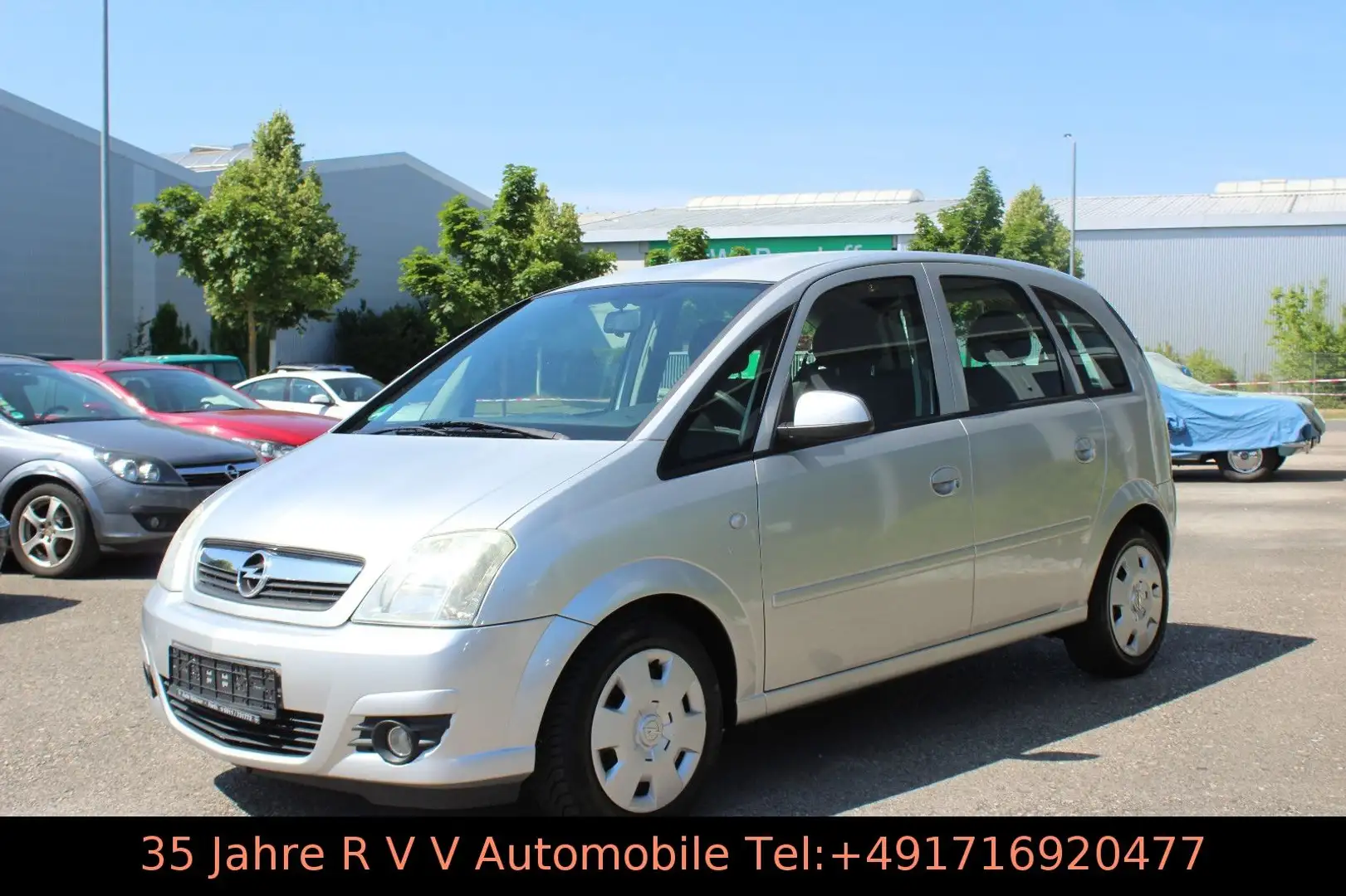 Opel Meriva 1.6 Edition, Scheckheftgepflegt, TÜV neu Silber - 2