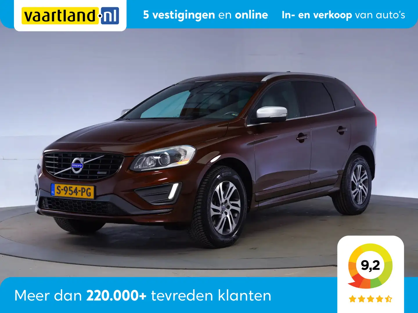 Volvo XC60 2.0 T5 FWD Aut R-Design [ Lederen bekleding Stoelv Brown - 1