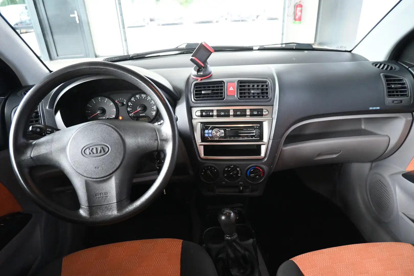 Kia Picanto 1.0 EX Airco Stuurbekrachtiging Nieuwe APK! All in Oranje - 2