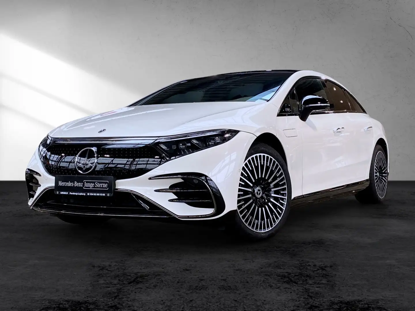 Mercedes-Benz EQS EQS 580 4M AMG Line Pano AIRM 360° HYPERSCREEN Weiß - 2
