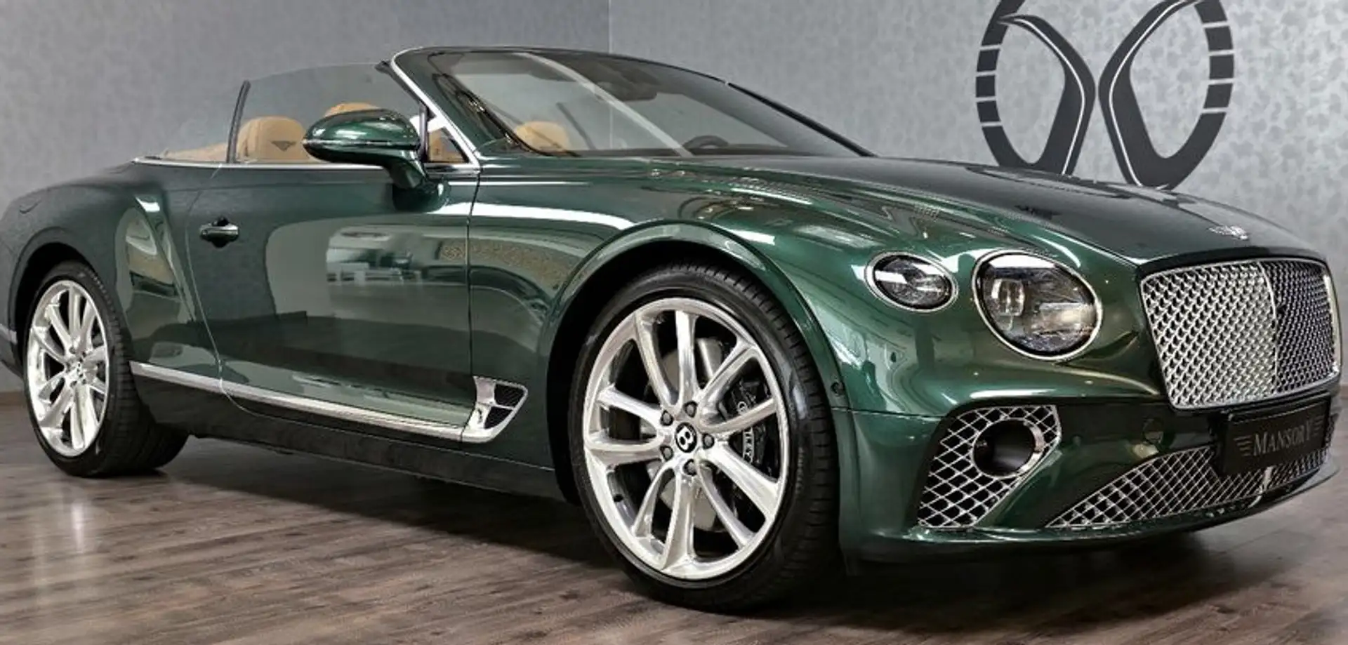 Bentley Continental GT V8 Convertible Зелений - 1