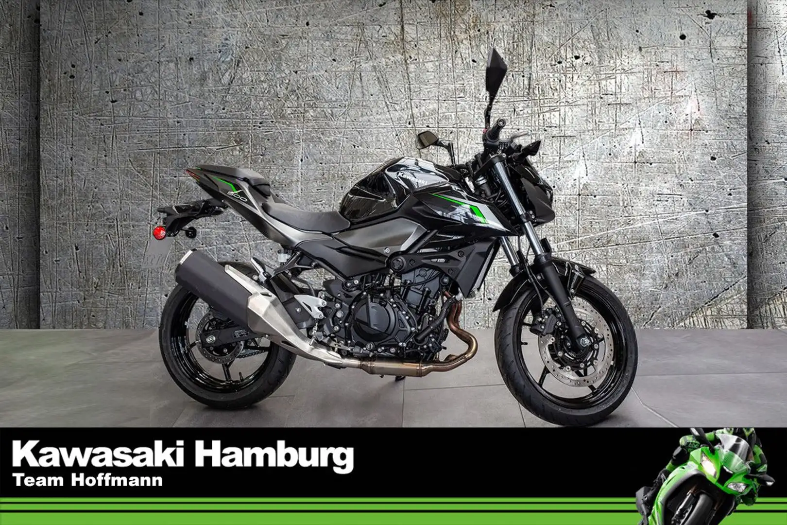 Kawasaki Z 500 ABS, WERKSGARANTIE bis 08/2028 Чорний - 1