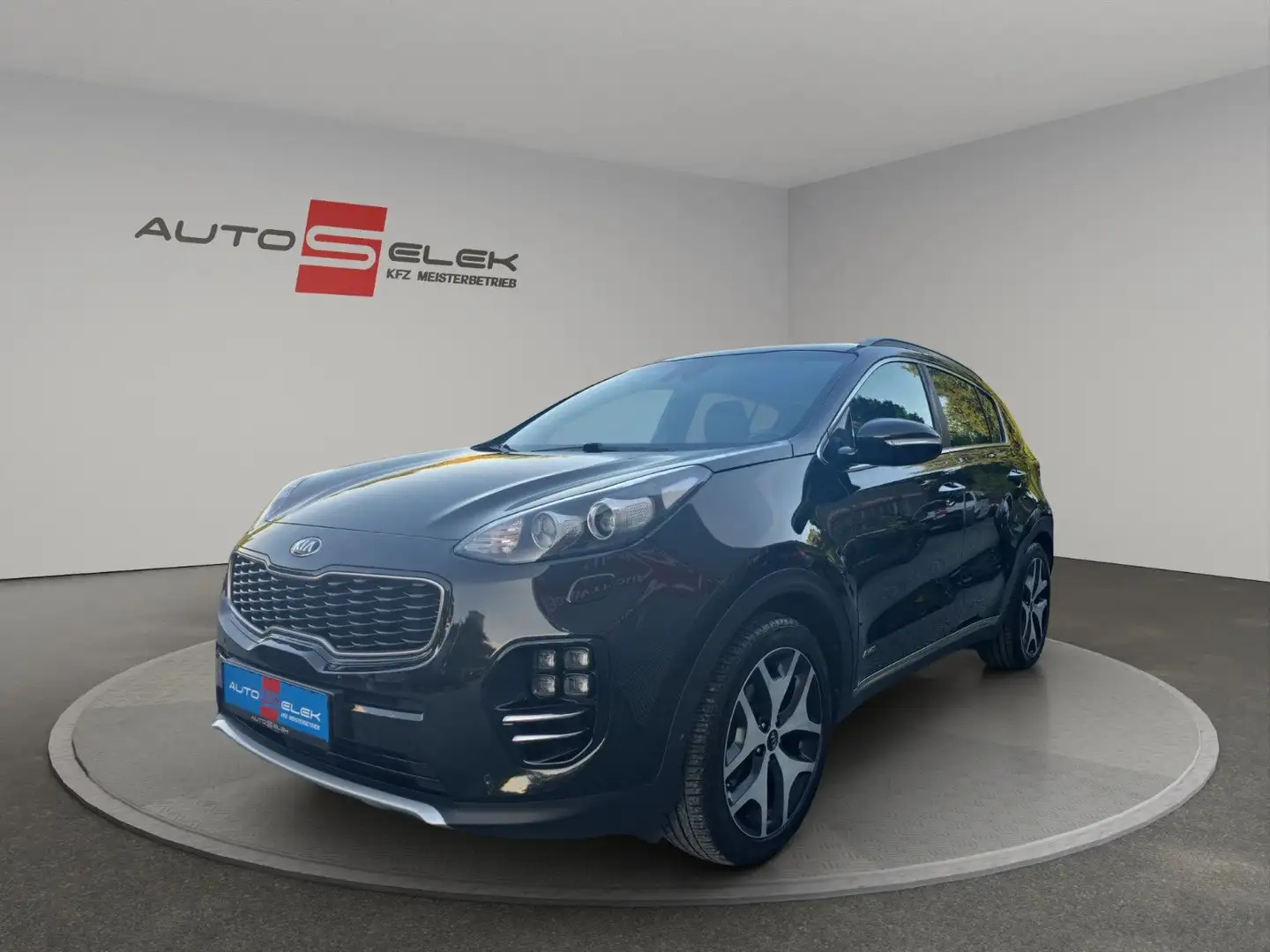 Kia Sportage GT-Line 4WD AUTOMATIK LEDER KAMERA AHK Schwarz - 1