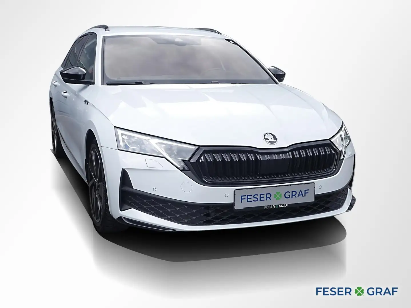 Skoda Octavia Combi 1.5 TSI mHEV Sportline Navi Matrix Weiß - 2