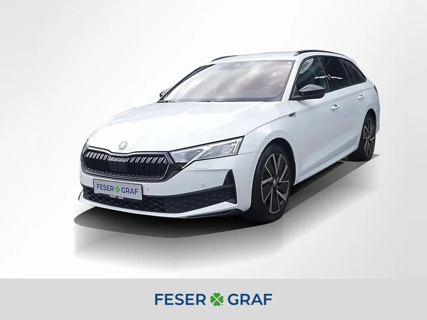 Skoda Octavia Combi 1.5 TSI mHEV Sportline Navi Matrix Weiß - 1