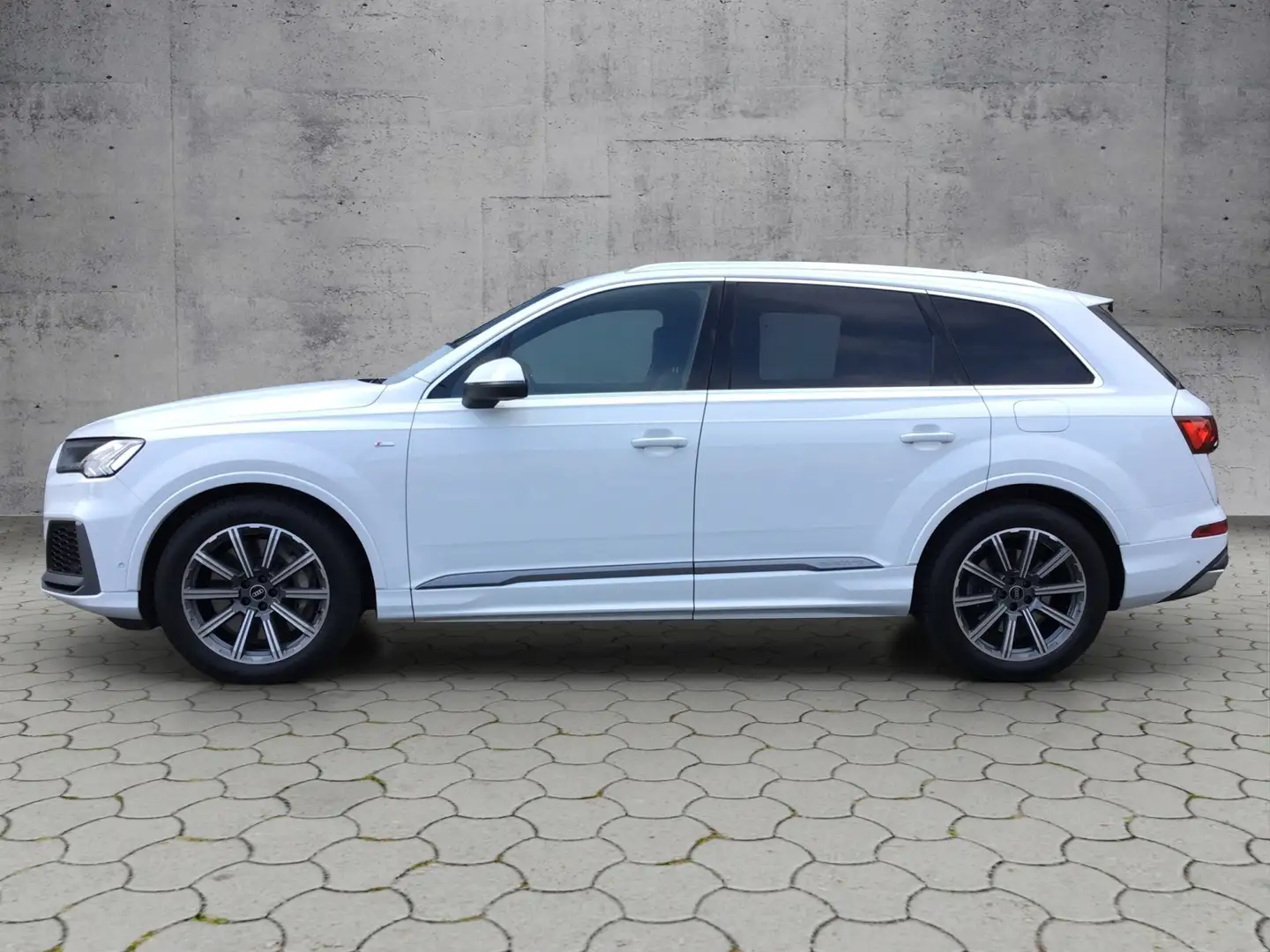 Audi Q7 S line 55TFSIe qua Tiptron/AHK/HUD/Sportfw/Matrix Weiß - 2
