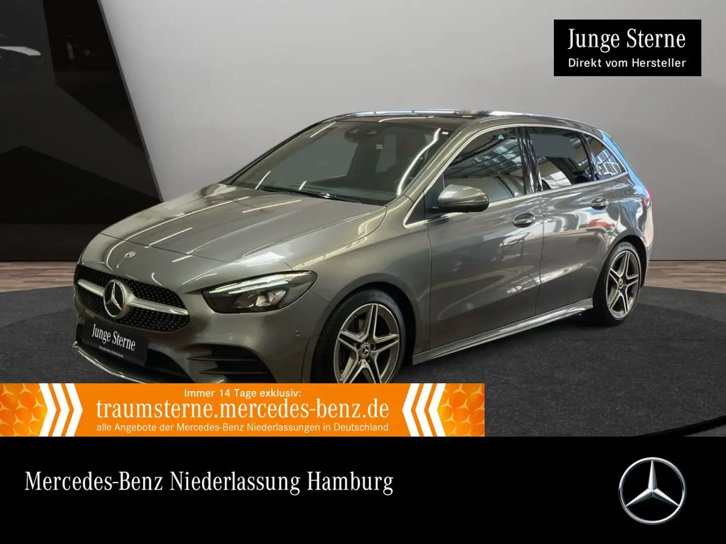 Mercedes-Benz B 200 d AMG+PANO+LED+KAMERA+TOTW+8G Grigio - 1