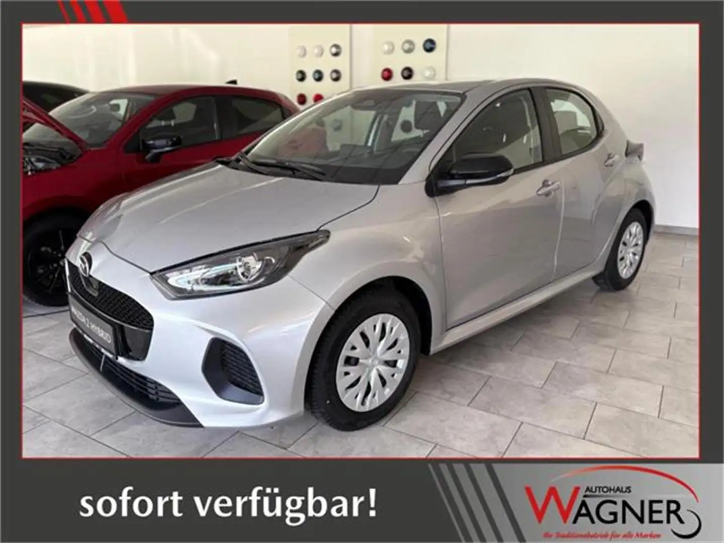 Mazda 2 Hybrid Prime Line Aut. *servicegepflegt* Zilver - 1