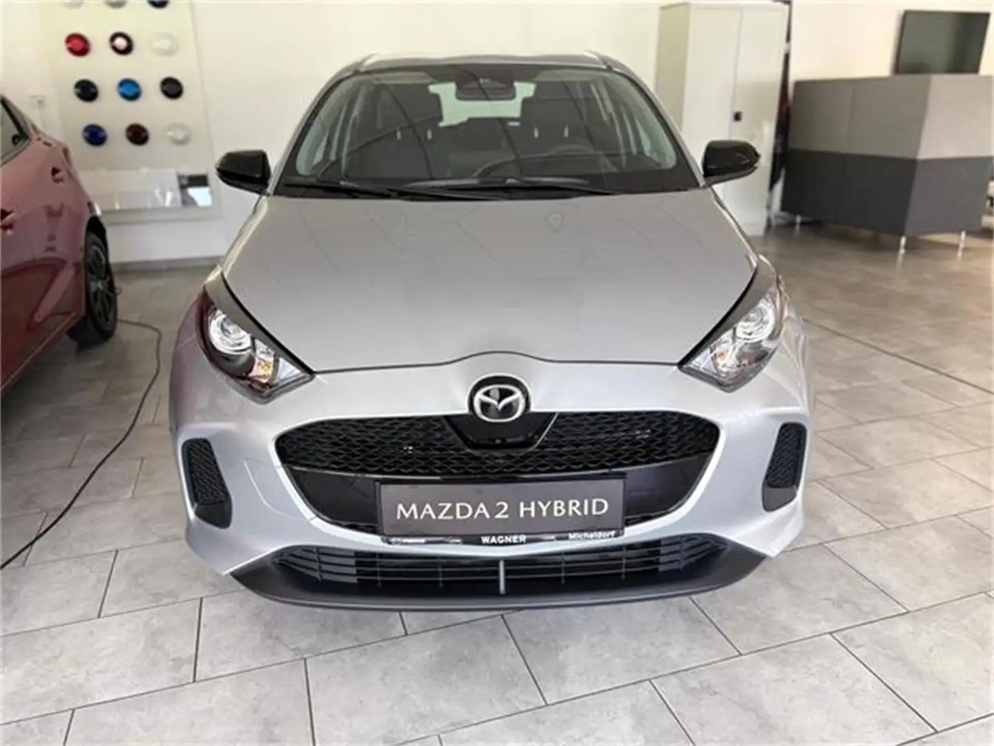 Mazda 2 Hybrid Prime Line Aut. *servicegepflegt* Zilver - 2