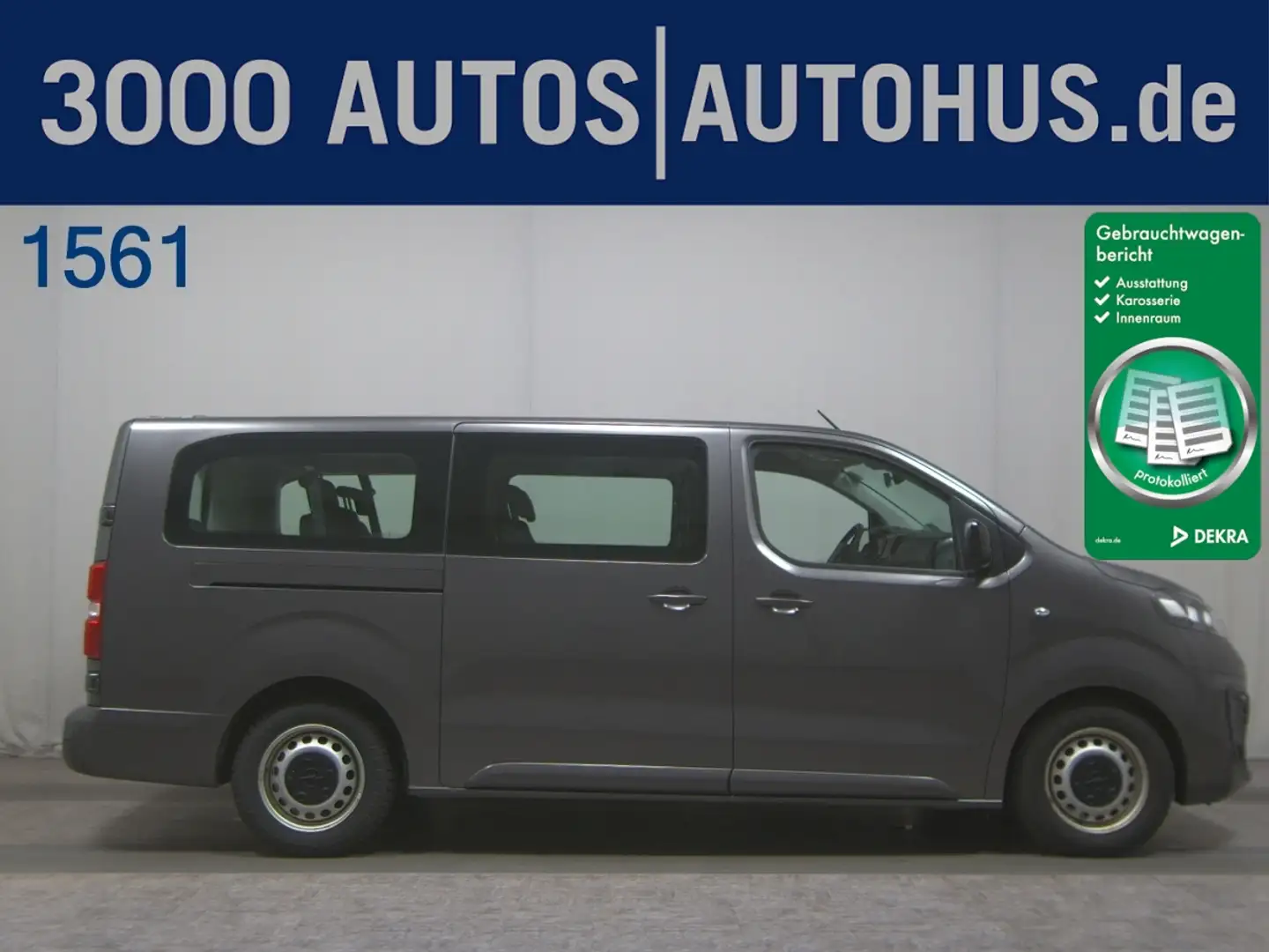 Opel Vivaro 1.5 D 9-Sitze Navi RFK Klima PDC Grau - 1