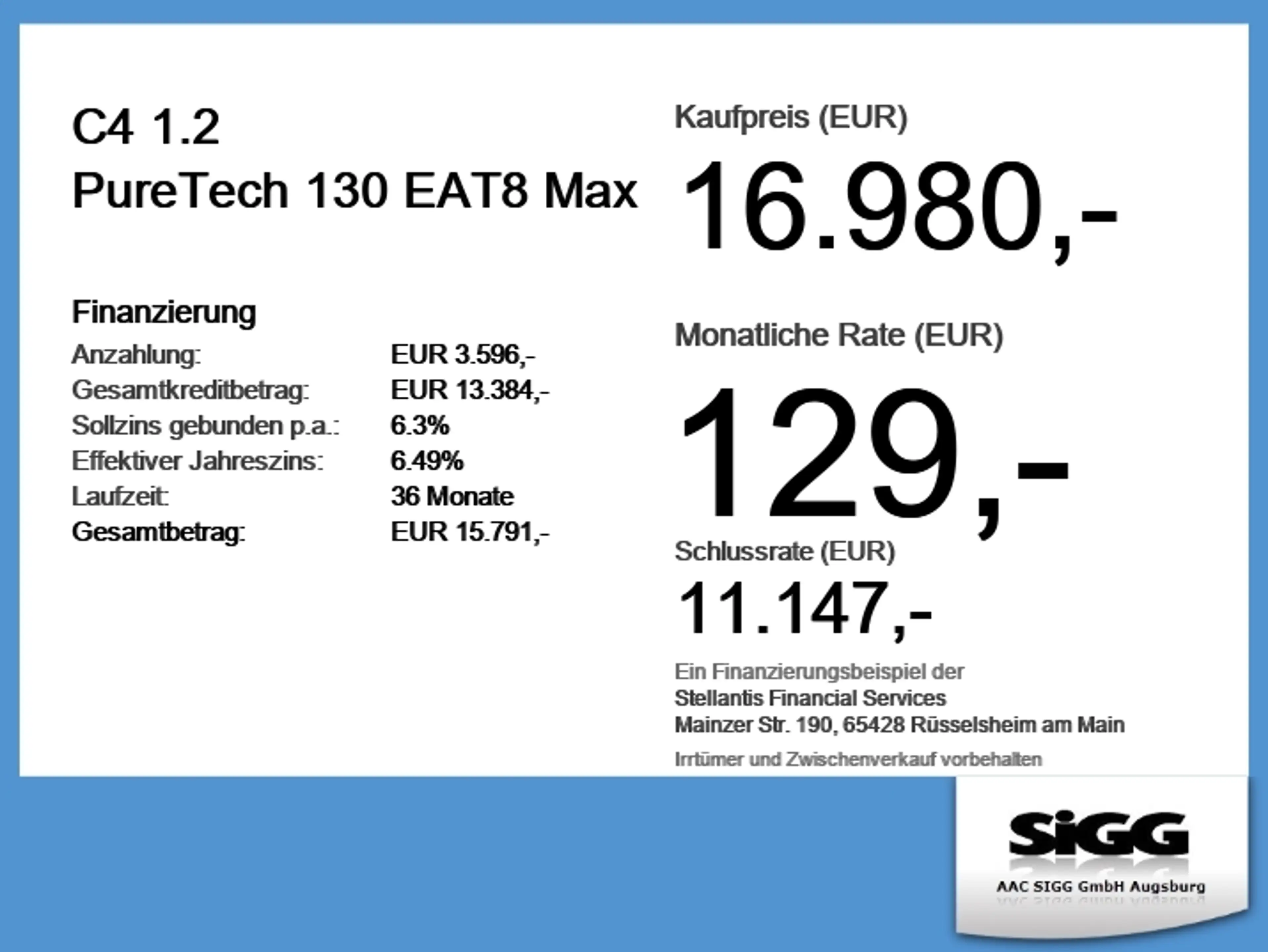 Citroen C4 1.2 PureTech 130 EAT8 Max LED, Head-up-Display — photo 6